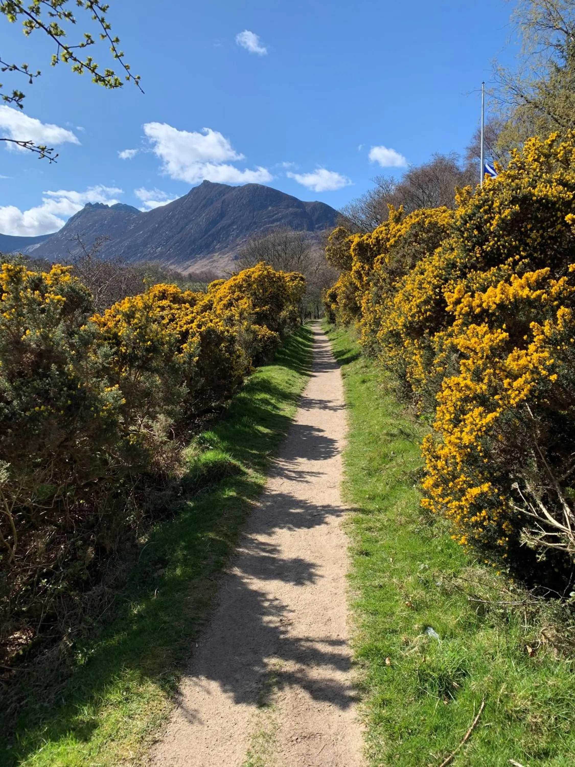 Mountain view in The Corrie Hotel