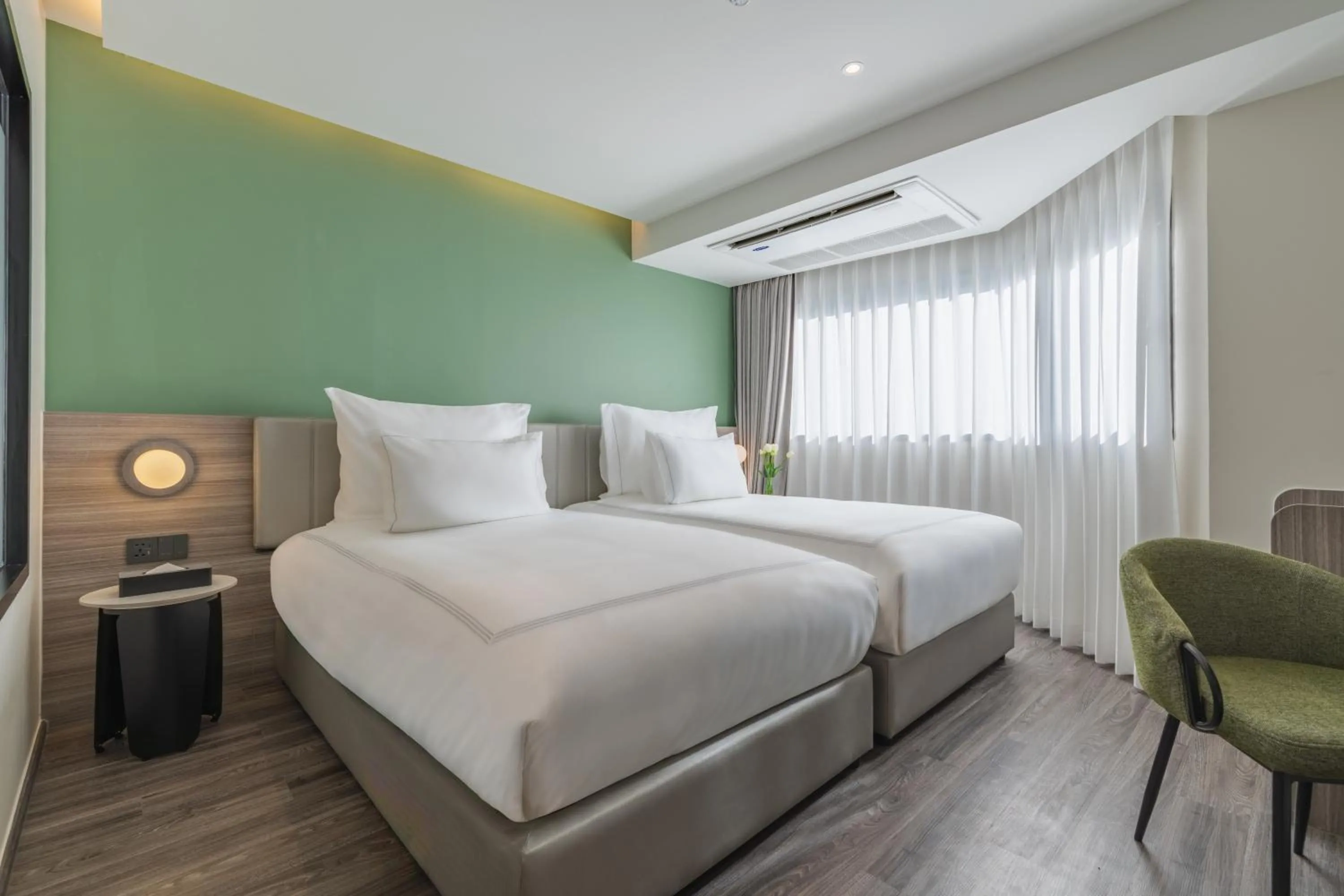 Twin Room in The Akyra Bangkok 11