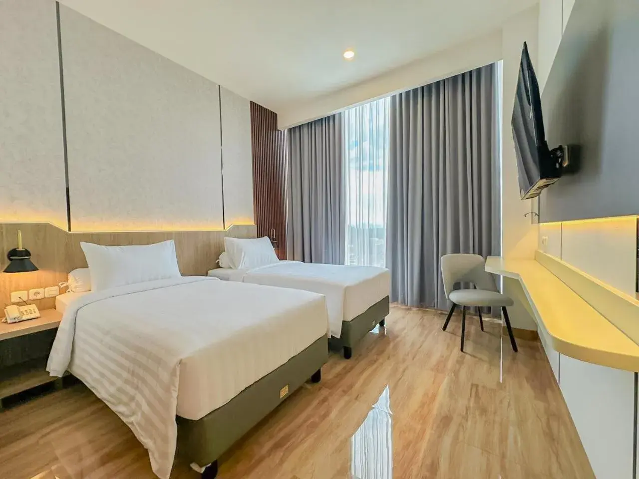 Deluxe Twin Room in Azana Style Hotel Jombang Deluxe Twin Room in Azana Style Hotel Jombang