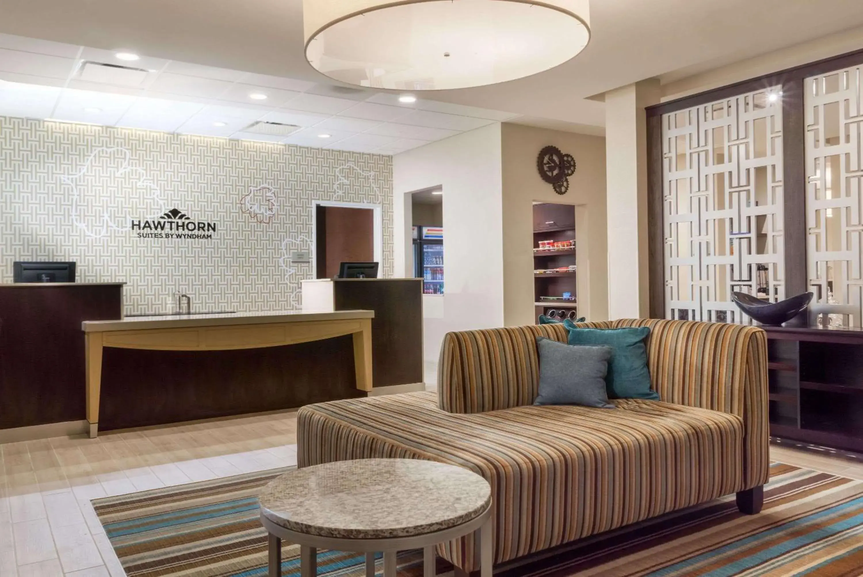 Lobby or reception in Hawthorn Suites by Wyndham Wheeling at The Highlands Lobby or reception in Hawthorn Suites by Wyndham Wheeling at The Highlands
