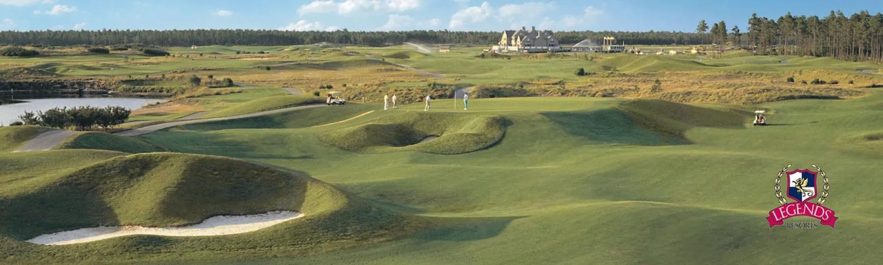 Golfcourse in Two-Bedroom Vacation Condo
