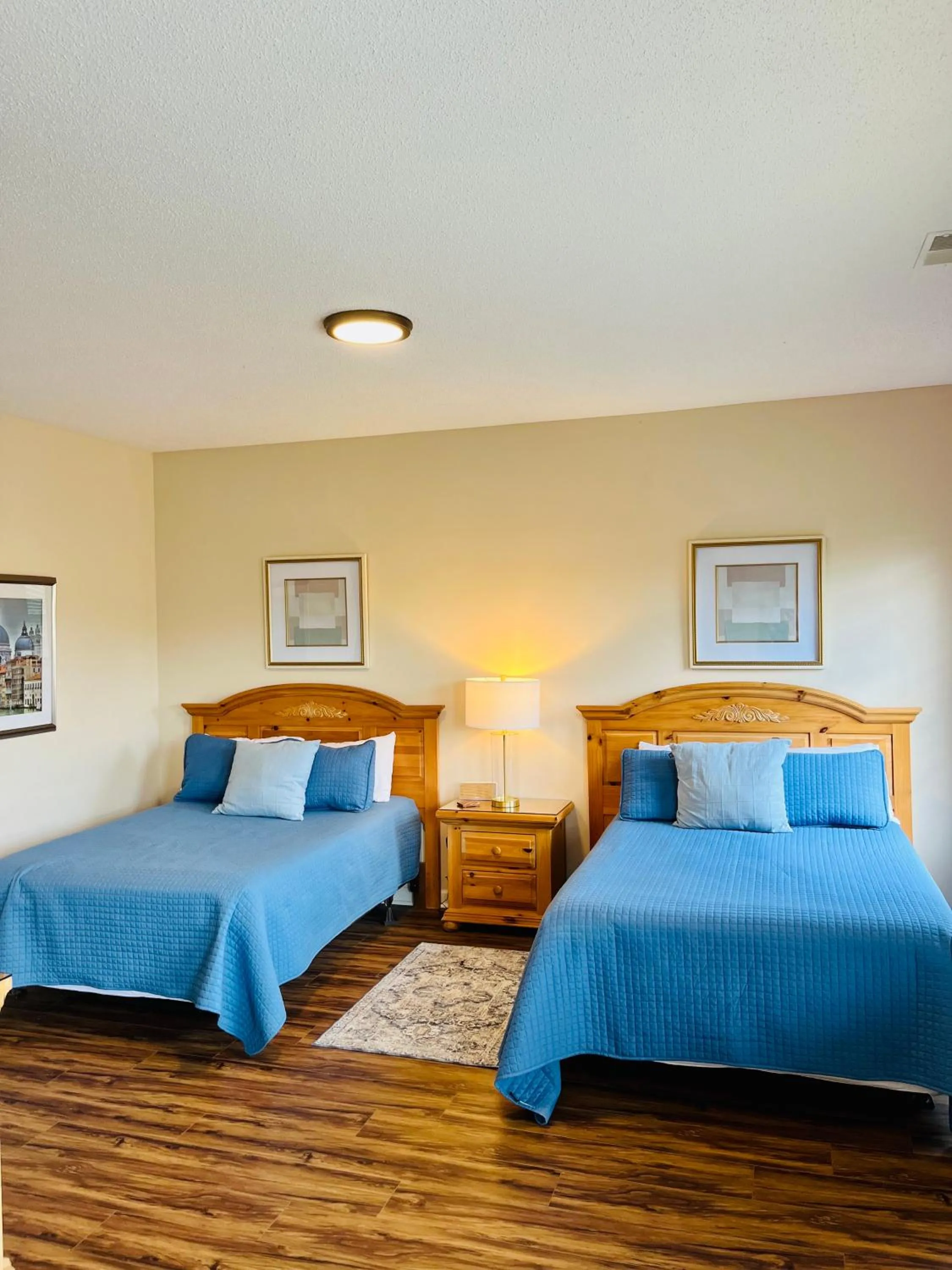 Bed in Two-Bedroom Vacation Condo