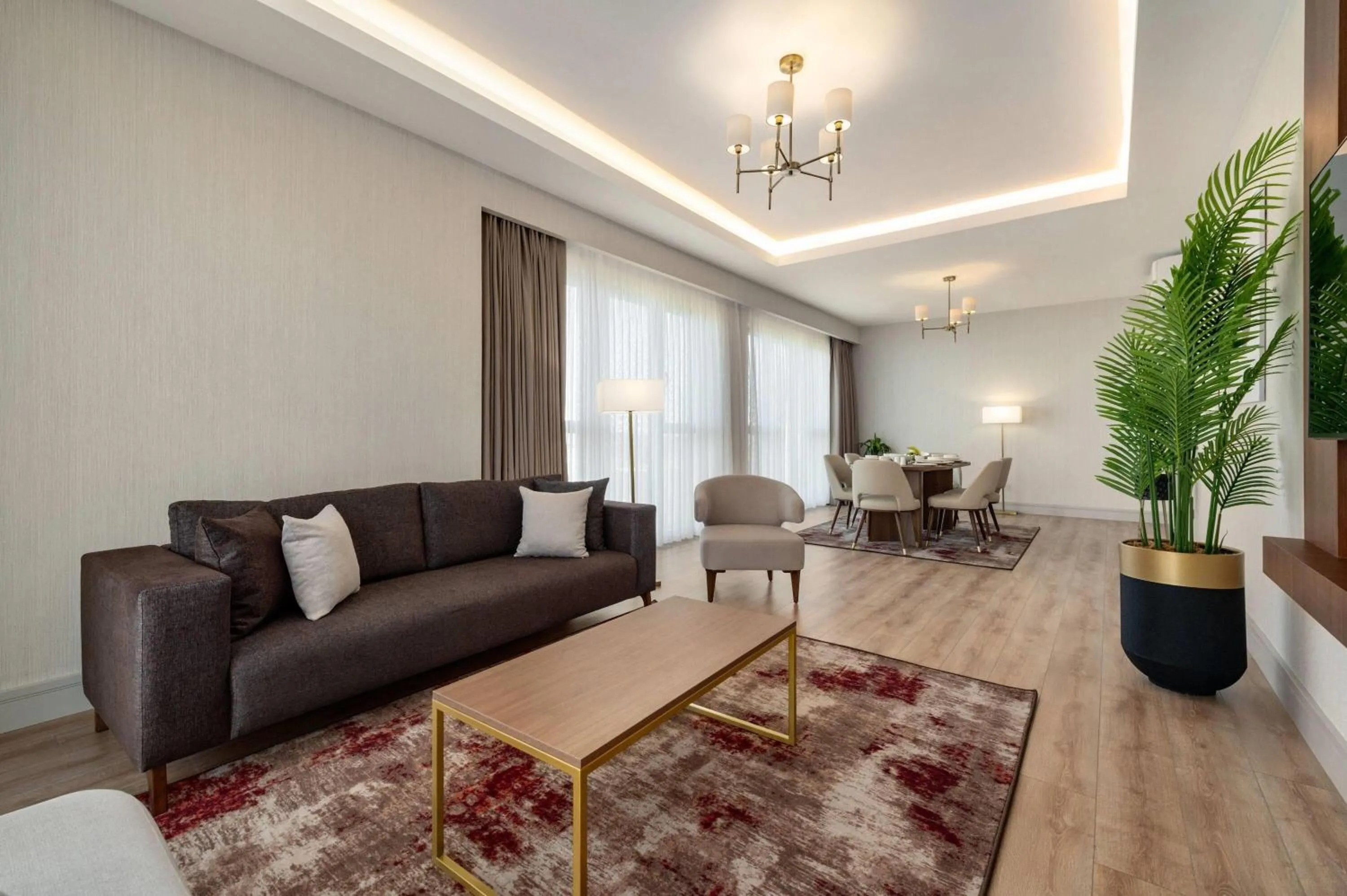 Three-Bedroom King Residence with Three Single Beds in Ramada Residences by Wyndham Istanbul Haramidere