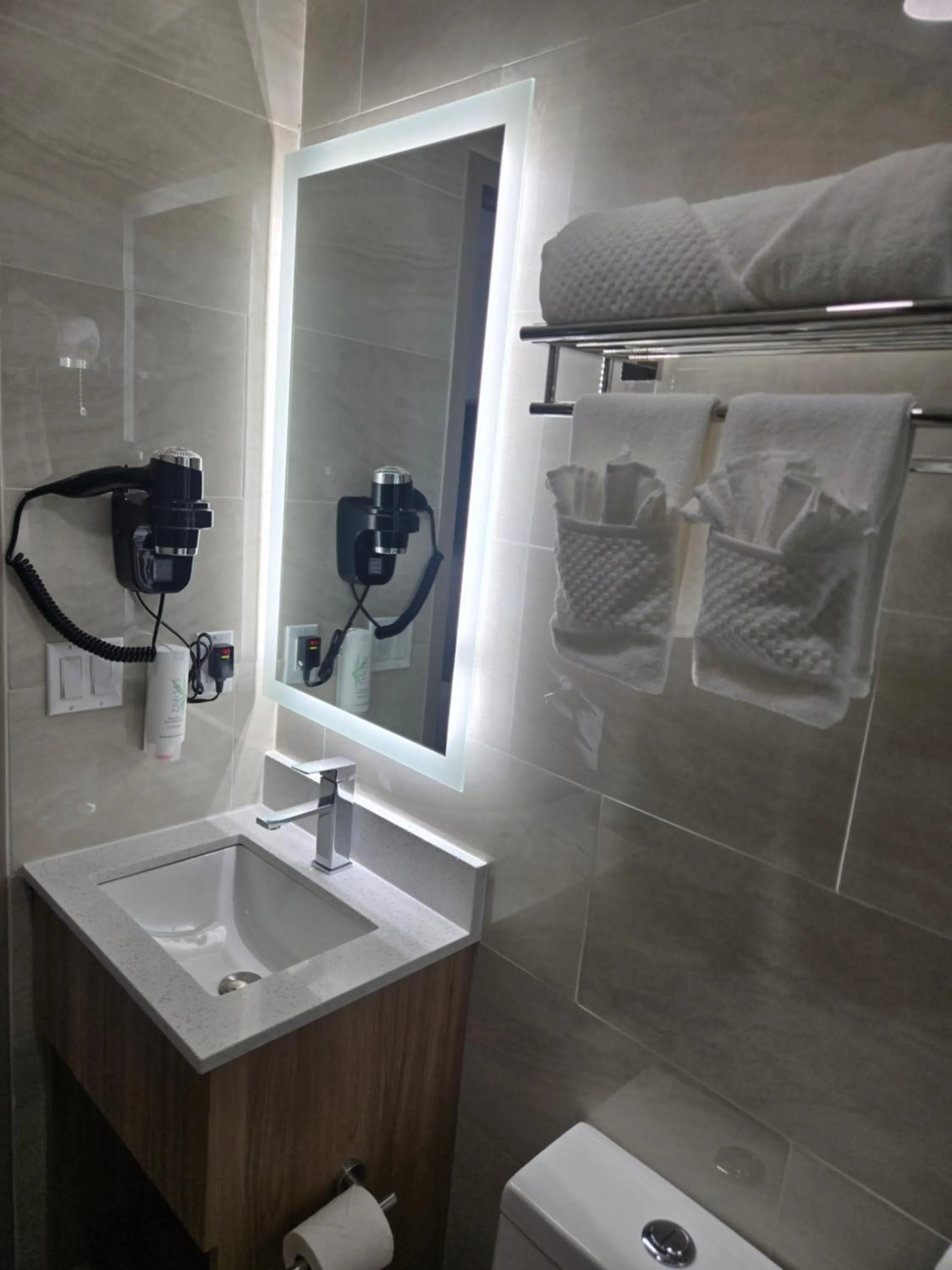 Bathroom in Sleep Inn