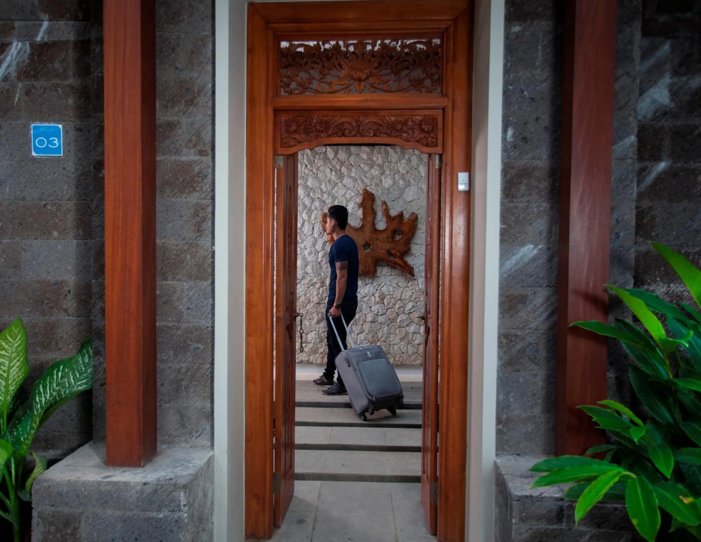 Facade/entrance in Regali Villa Canggu