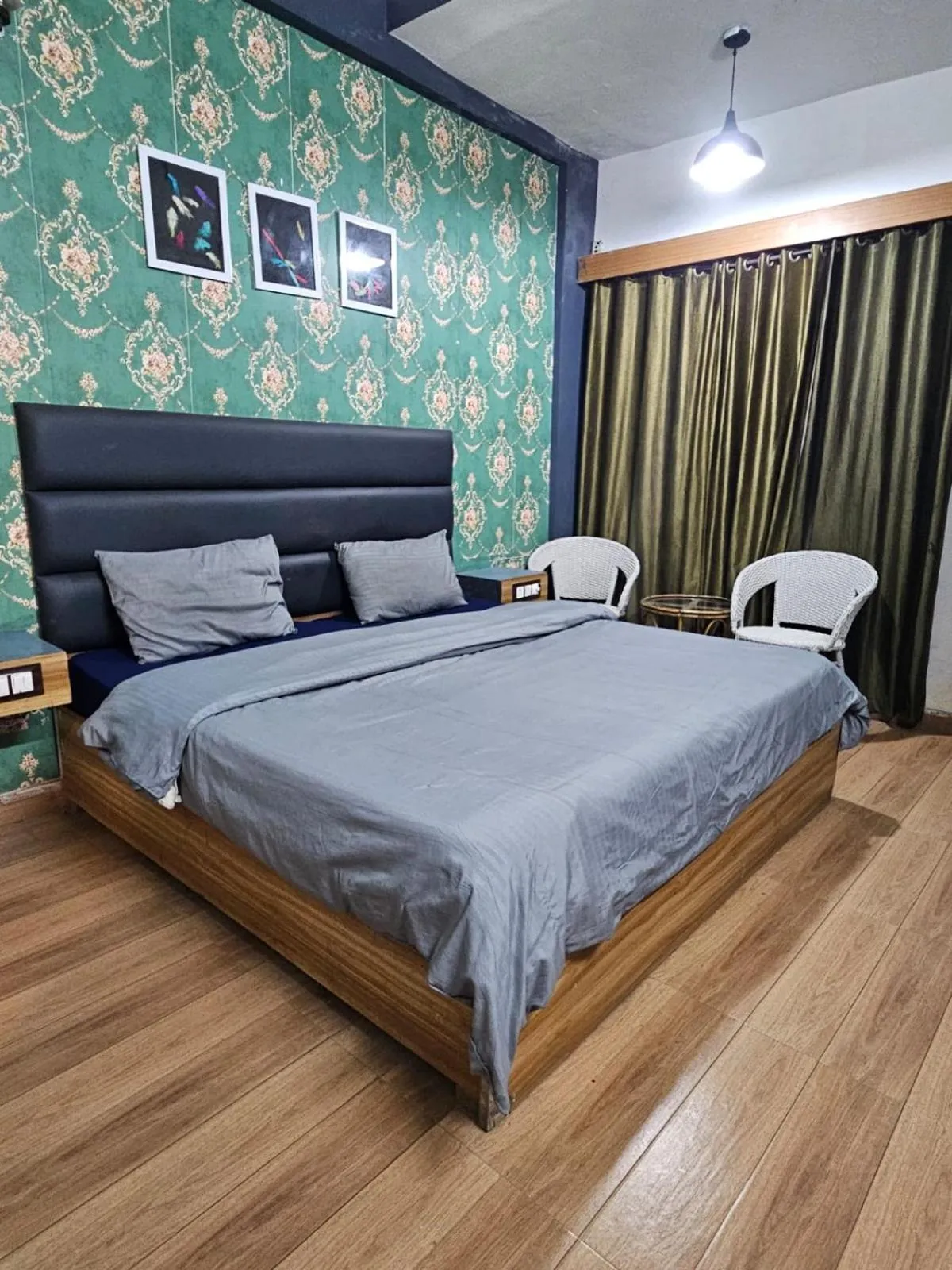Bed in Welina Shree Hotel