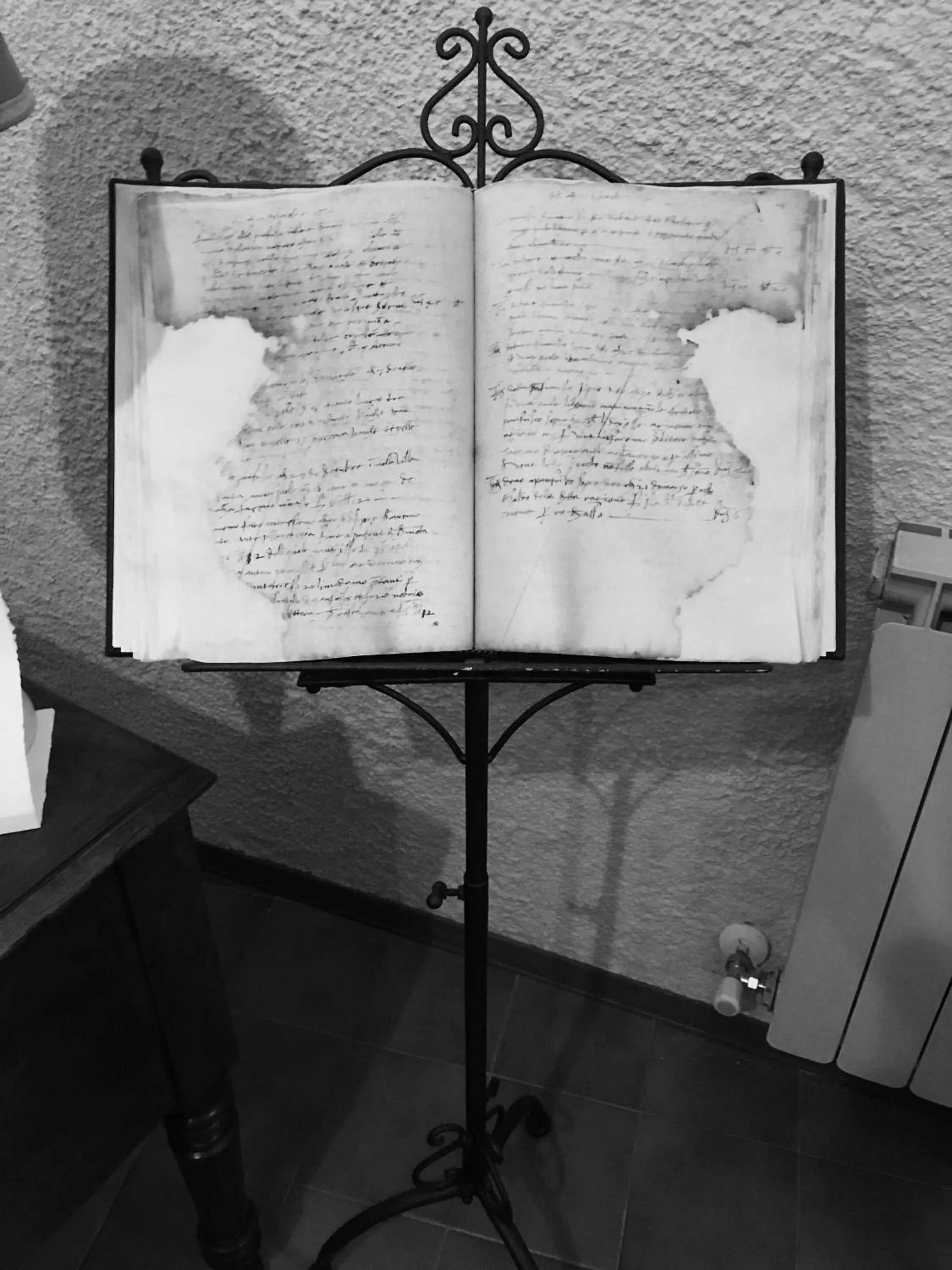 Decorative detail in B&B La Dimora del Capitano