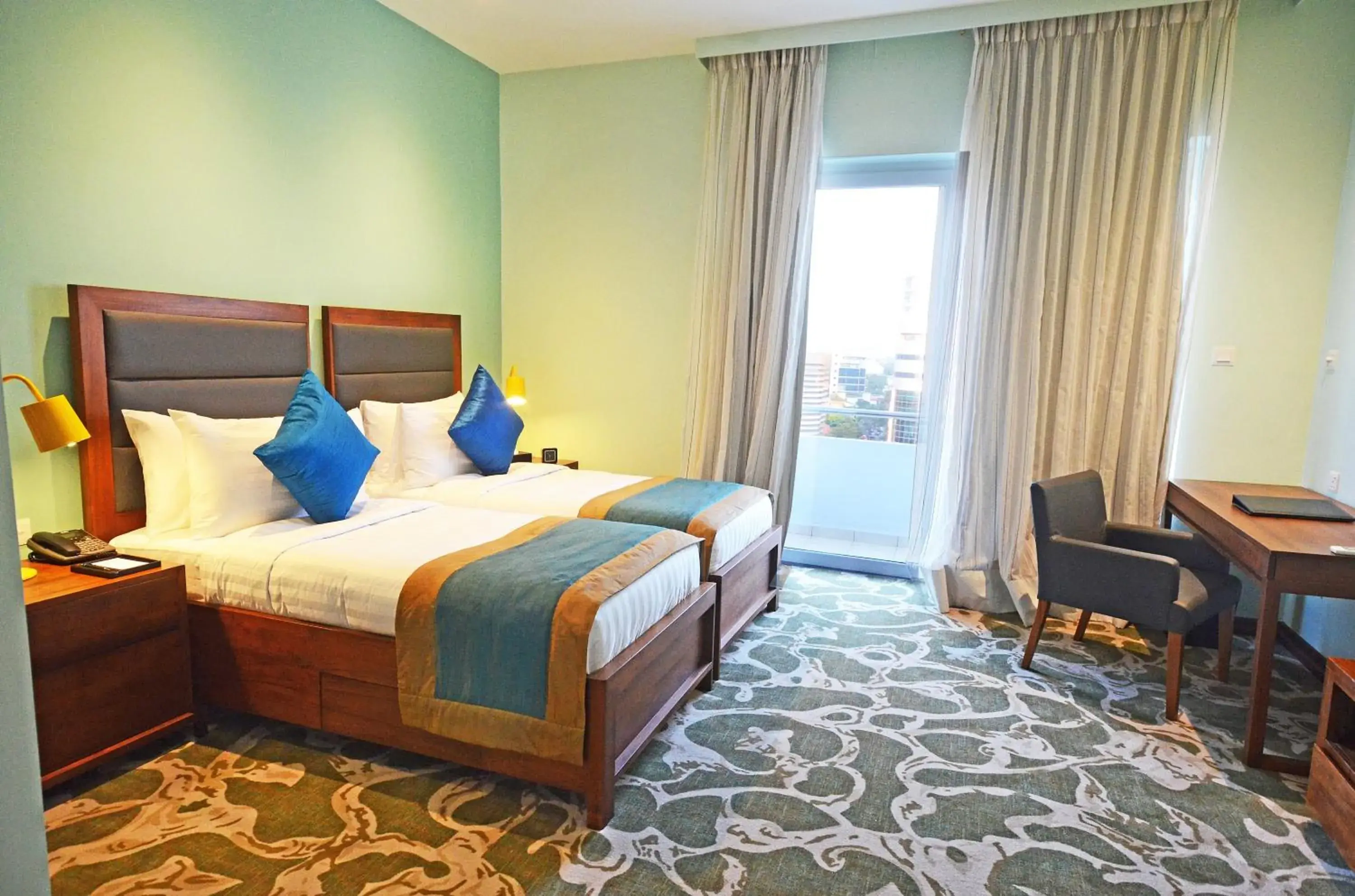 Bed in Ocean Edge Suites & Hotel Colombo Bed in Ocean Edge Suites & Hotel Colombo