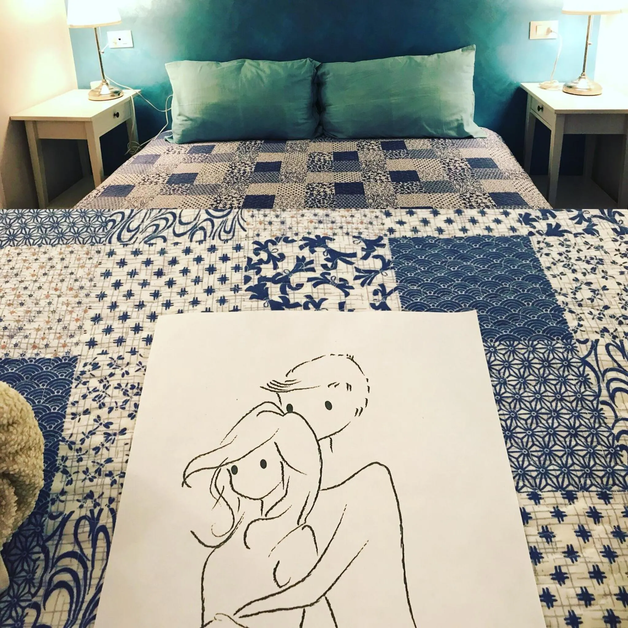 Bed in Rosemary Charming Rooms