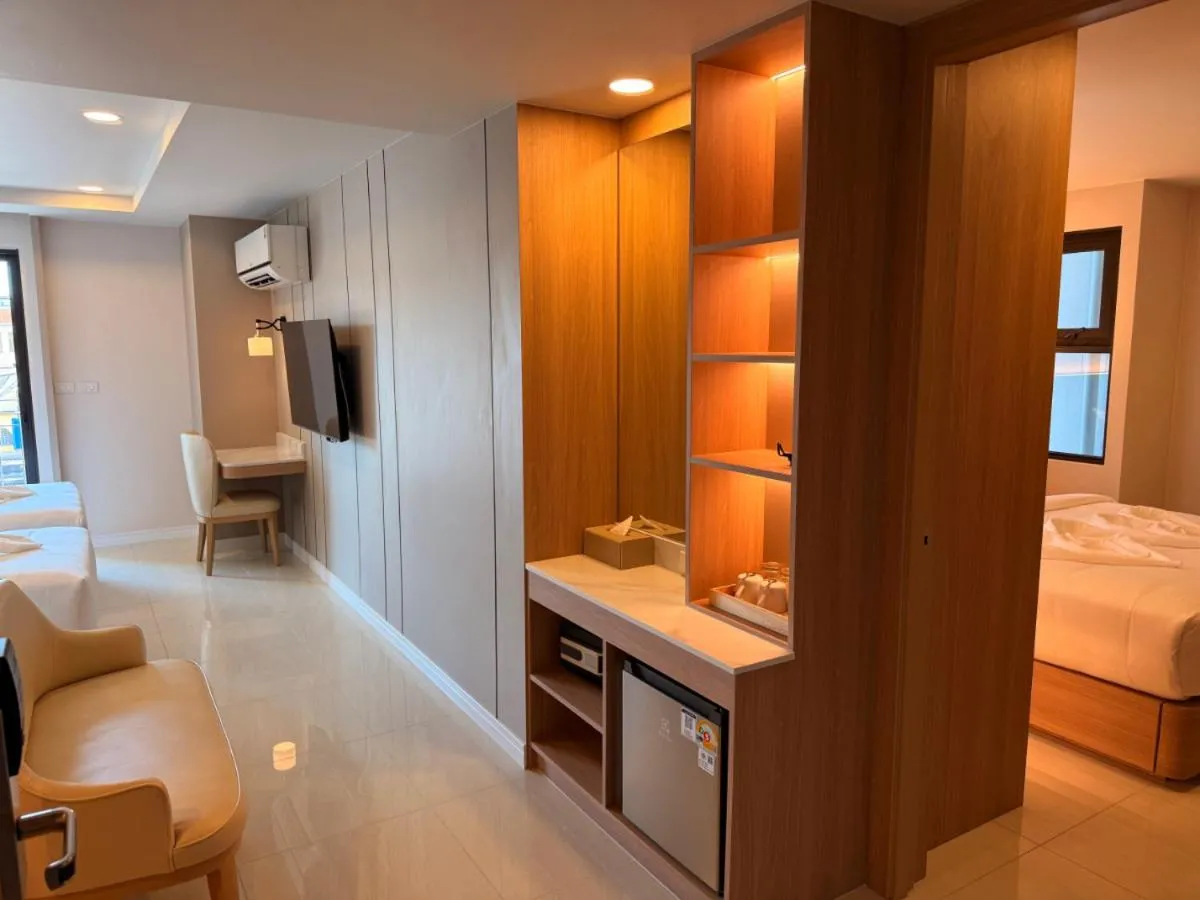 Bed in Aston Hotel Pattaya
