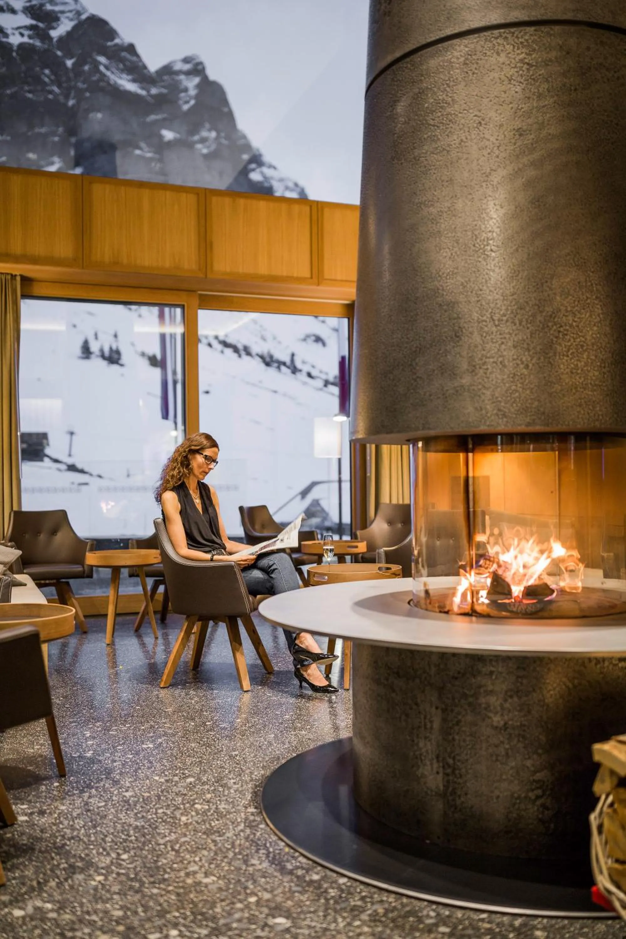 Lounge or bar in Säntis - das Hotel