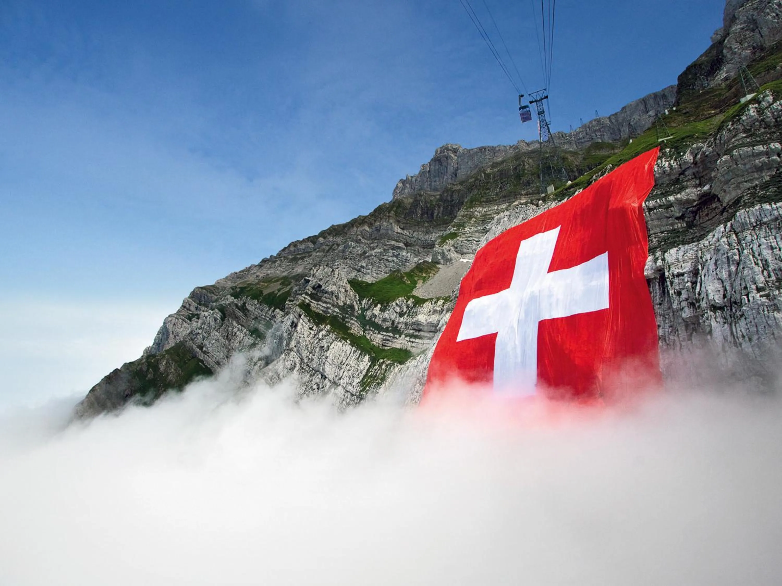 Natural landscape in Säntis - das Hotel
