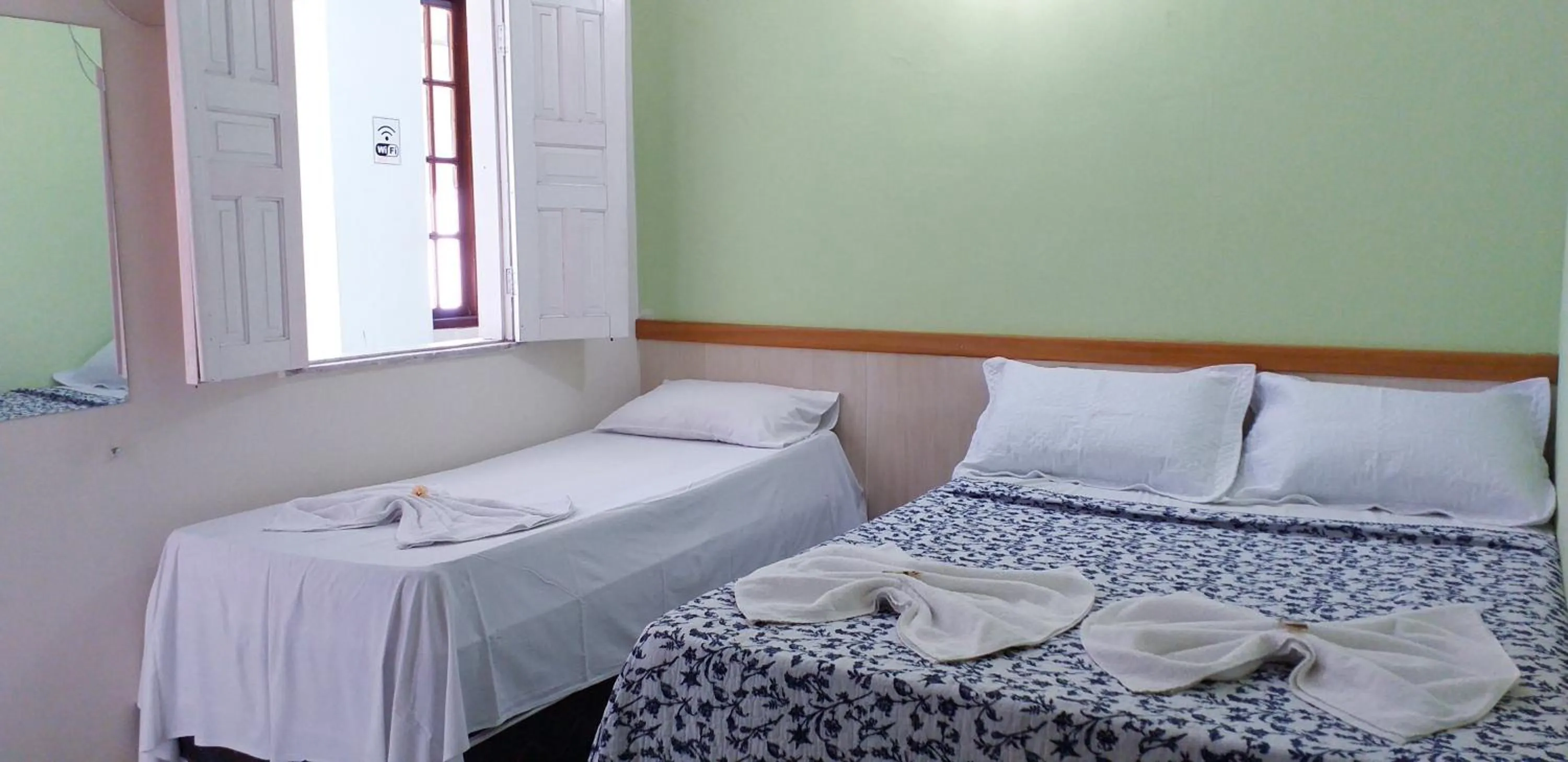 Bed in Pousada Campo Verde