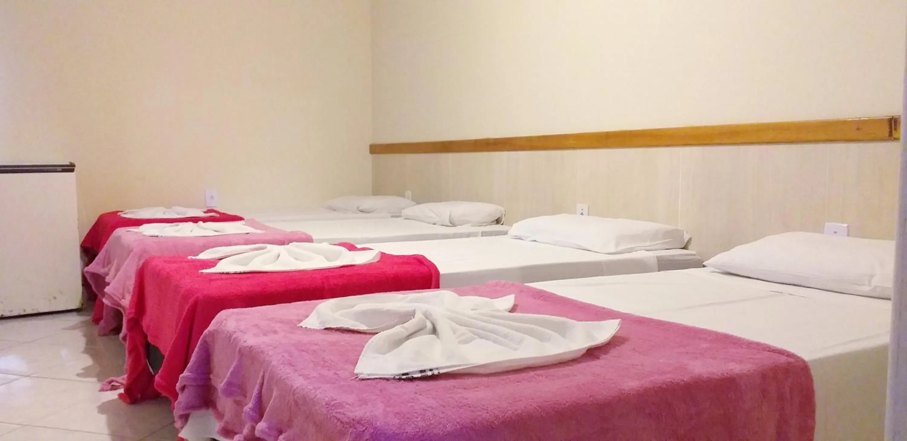 Bed in Pousada Campo Verde