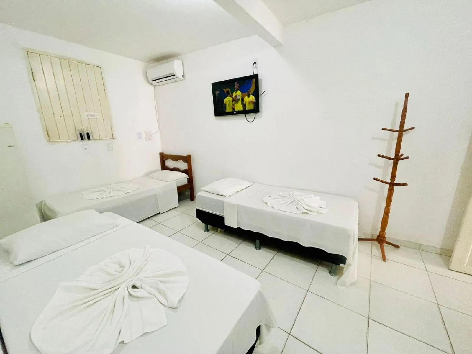 Bed in Pousada Campo Verde