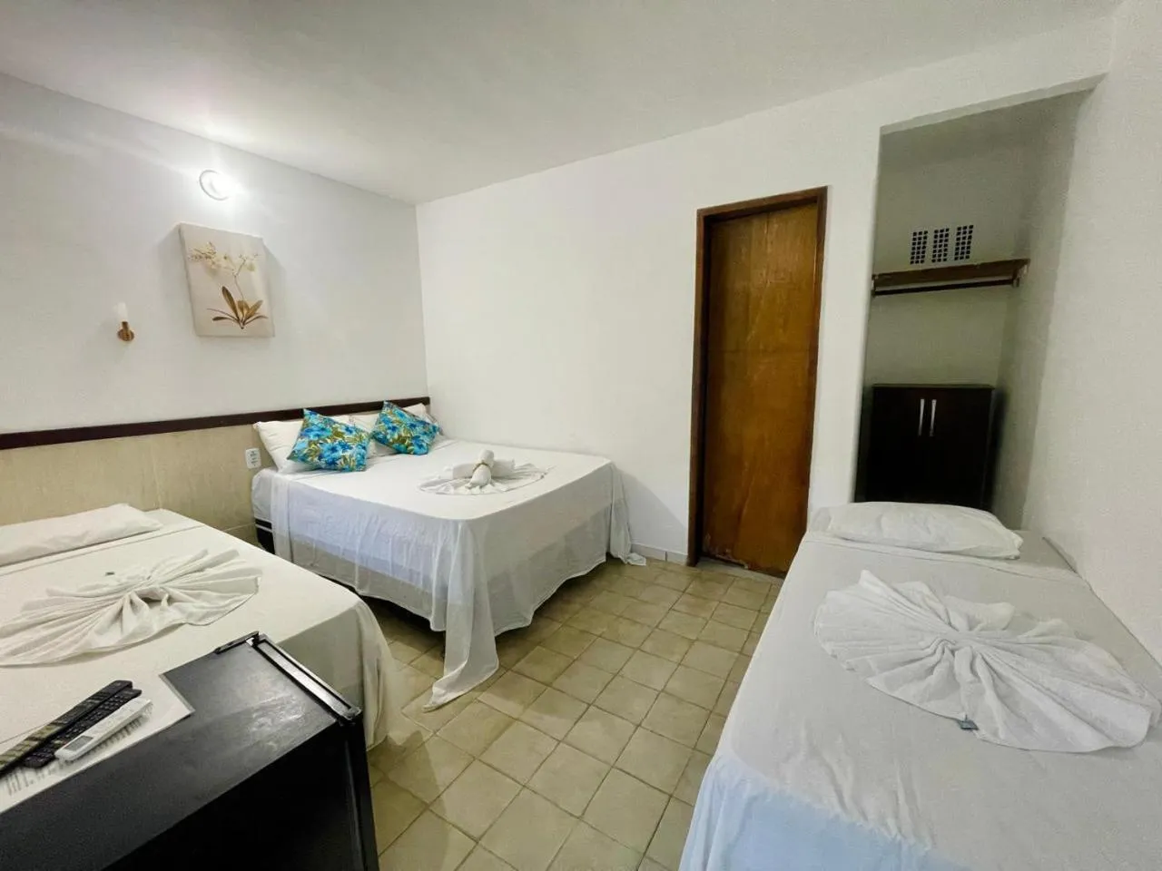 Bed in Pousada Campo Verde