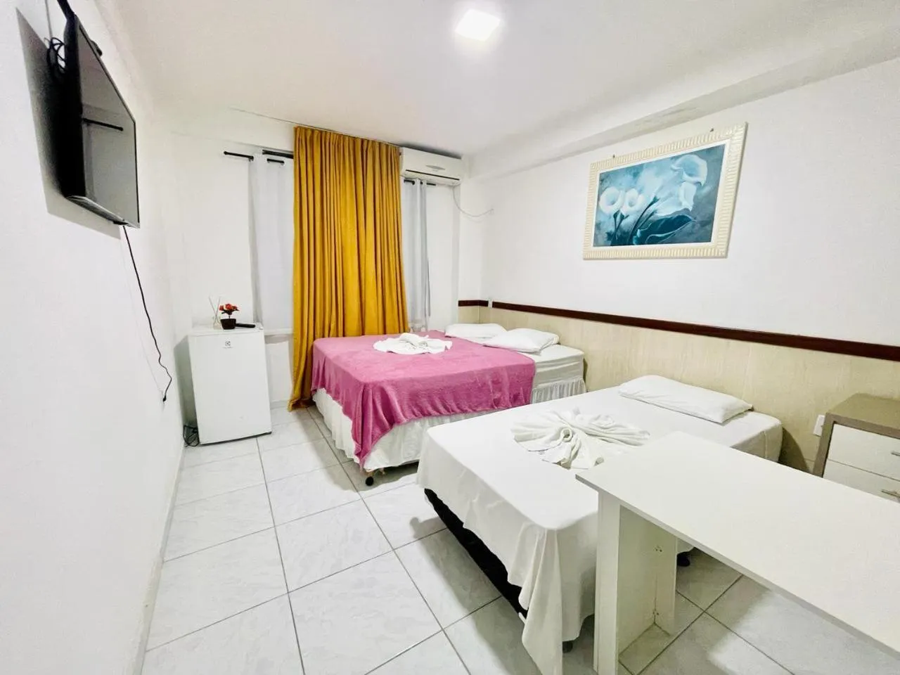 Bed in Pousada Campo Verde