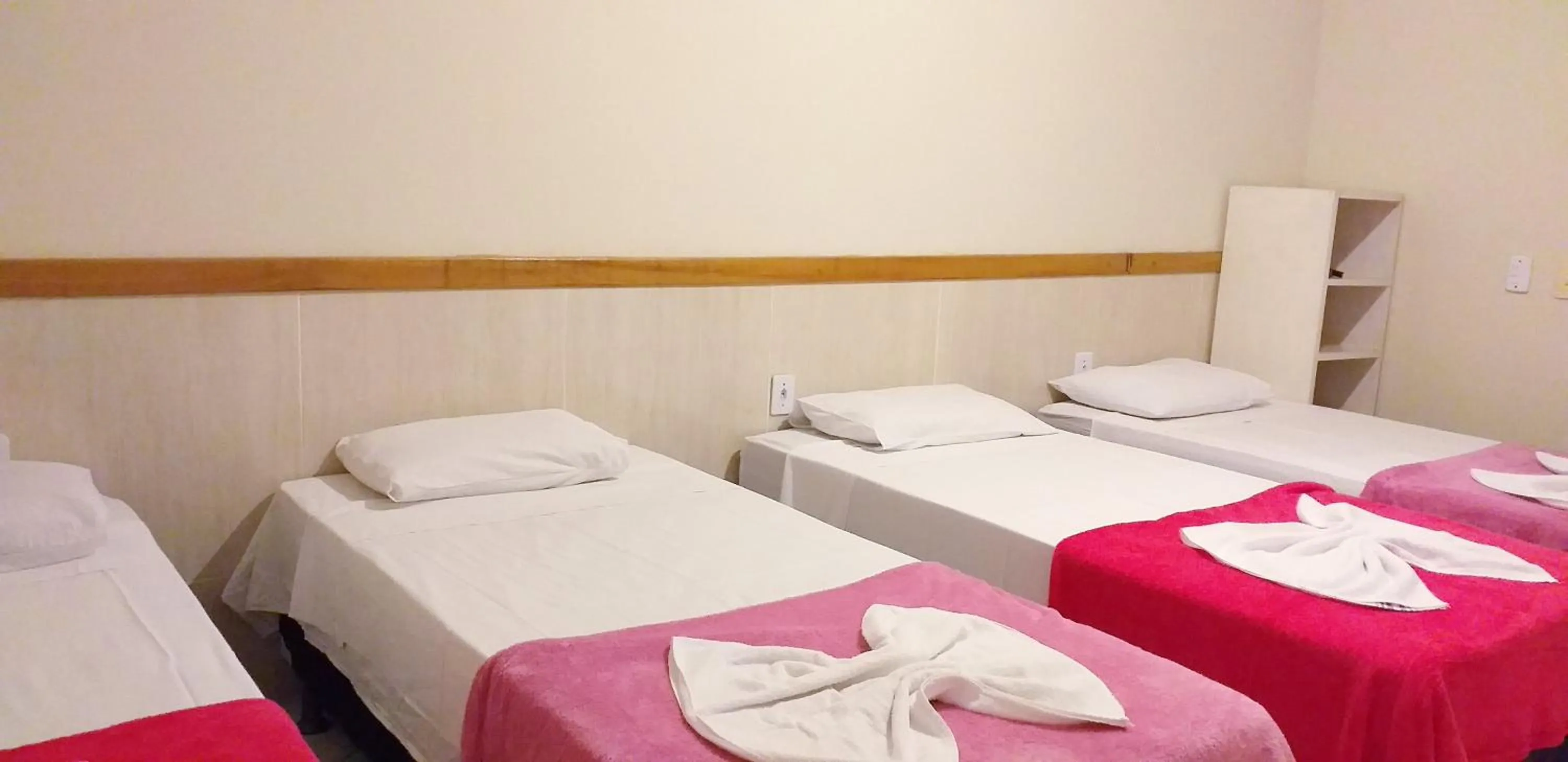 Bed in Pousada Campo Verde