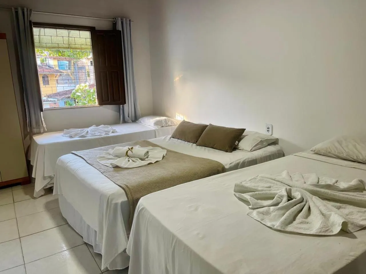 Bed in Pousada Campo Verde