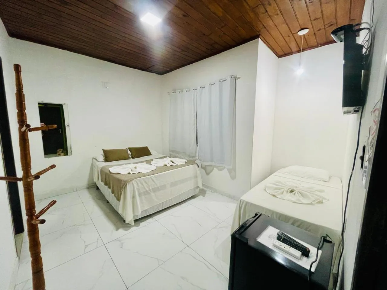 Bed in Pousada Campo Verde