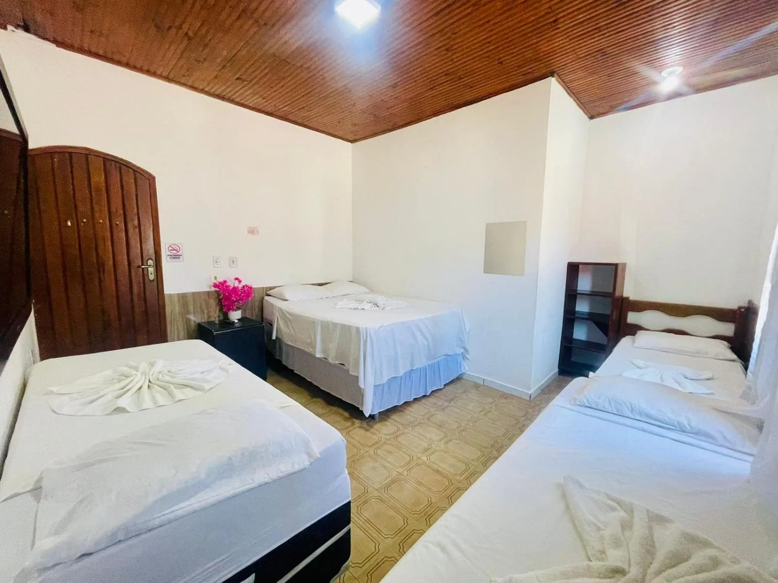 Bed in Pousada Campo Verde