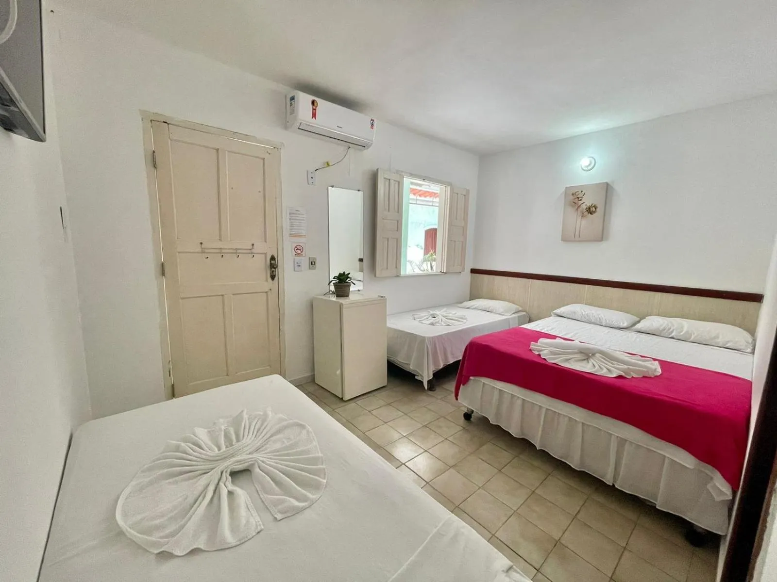 Bed in Pousada Campo Verde