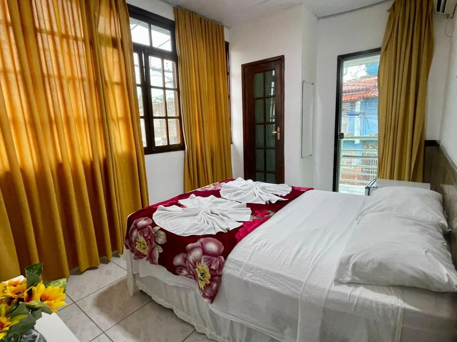 Bed in Pousada Campo Verde