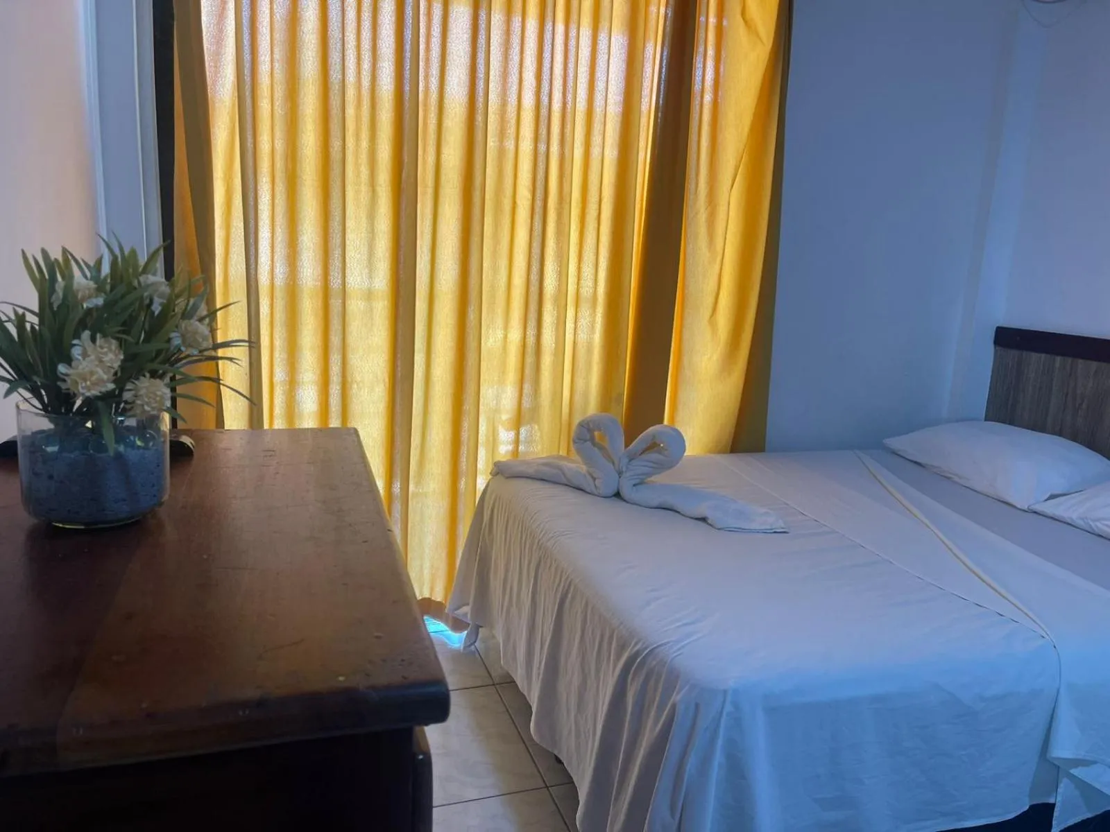 Bed in Pousada Campo Verde