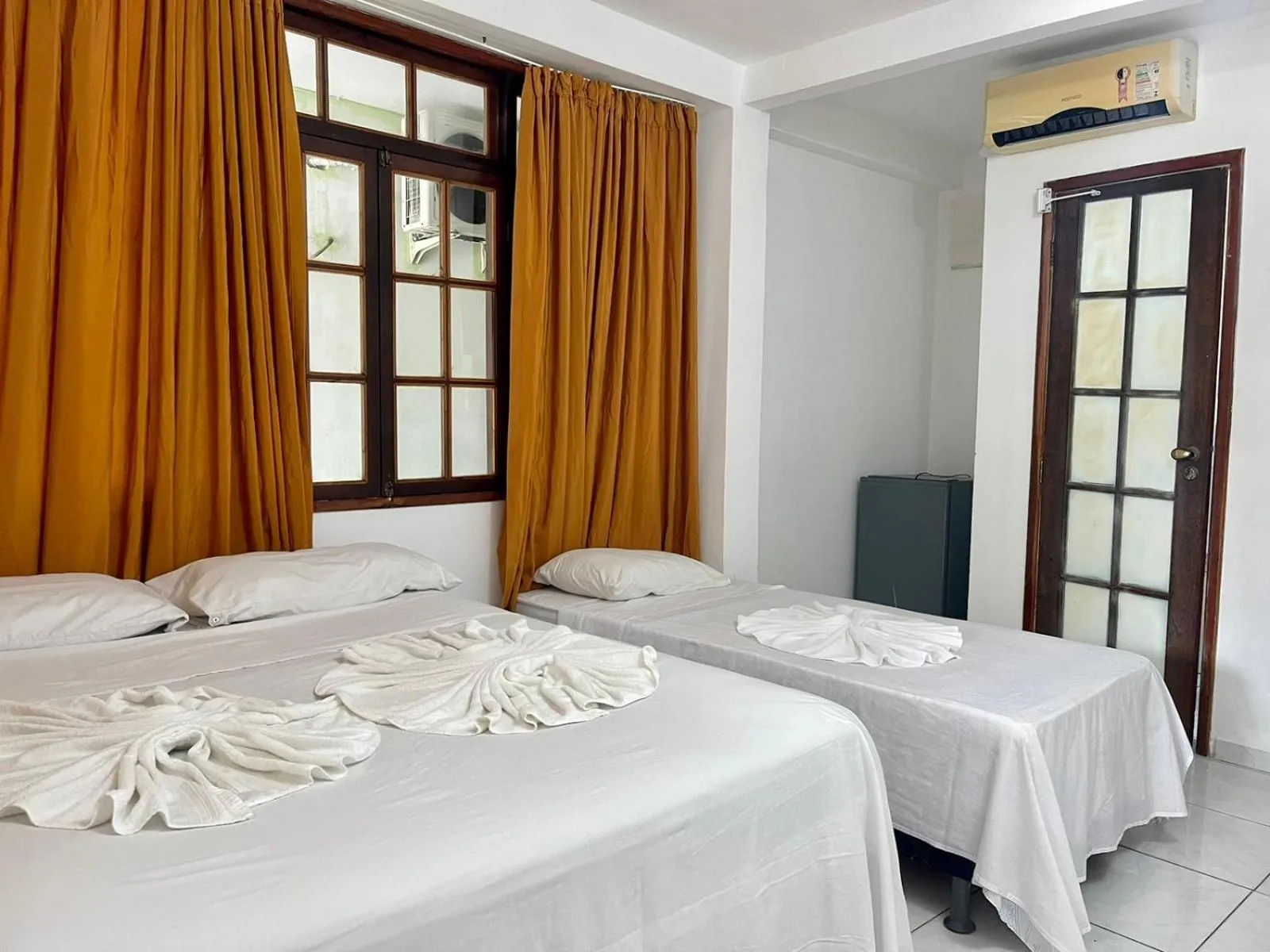 Bed in Pousada Campo Verde