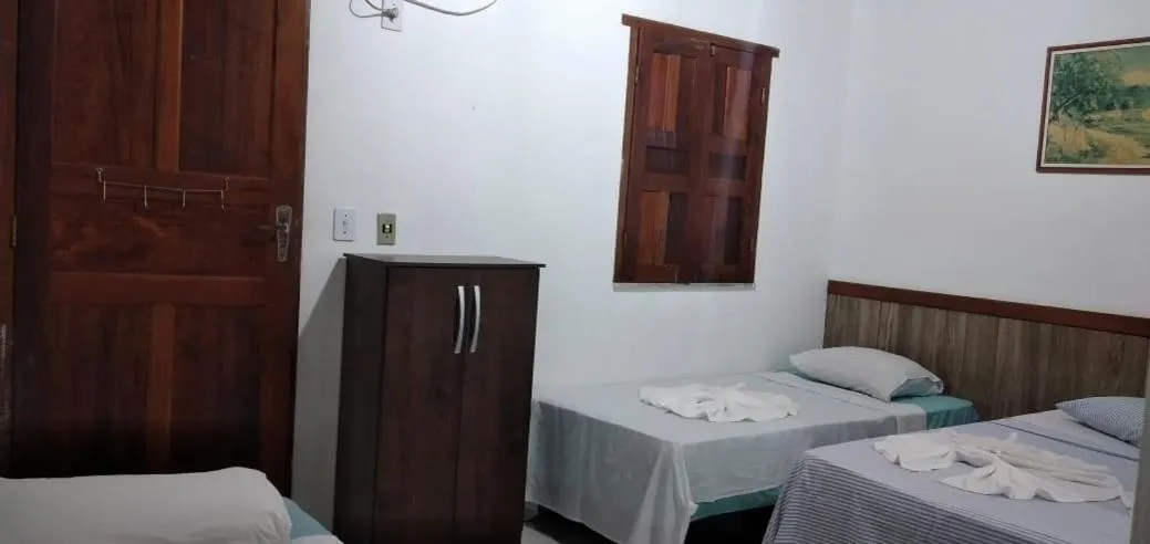 Bed in Pousada Campo Verde