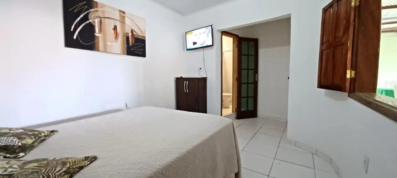 Bed in Pousada Campo Verde