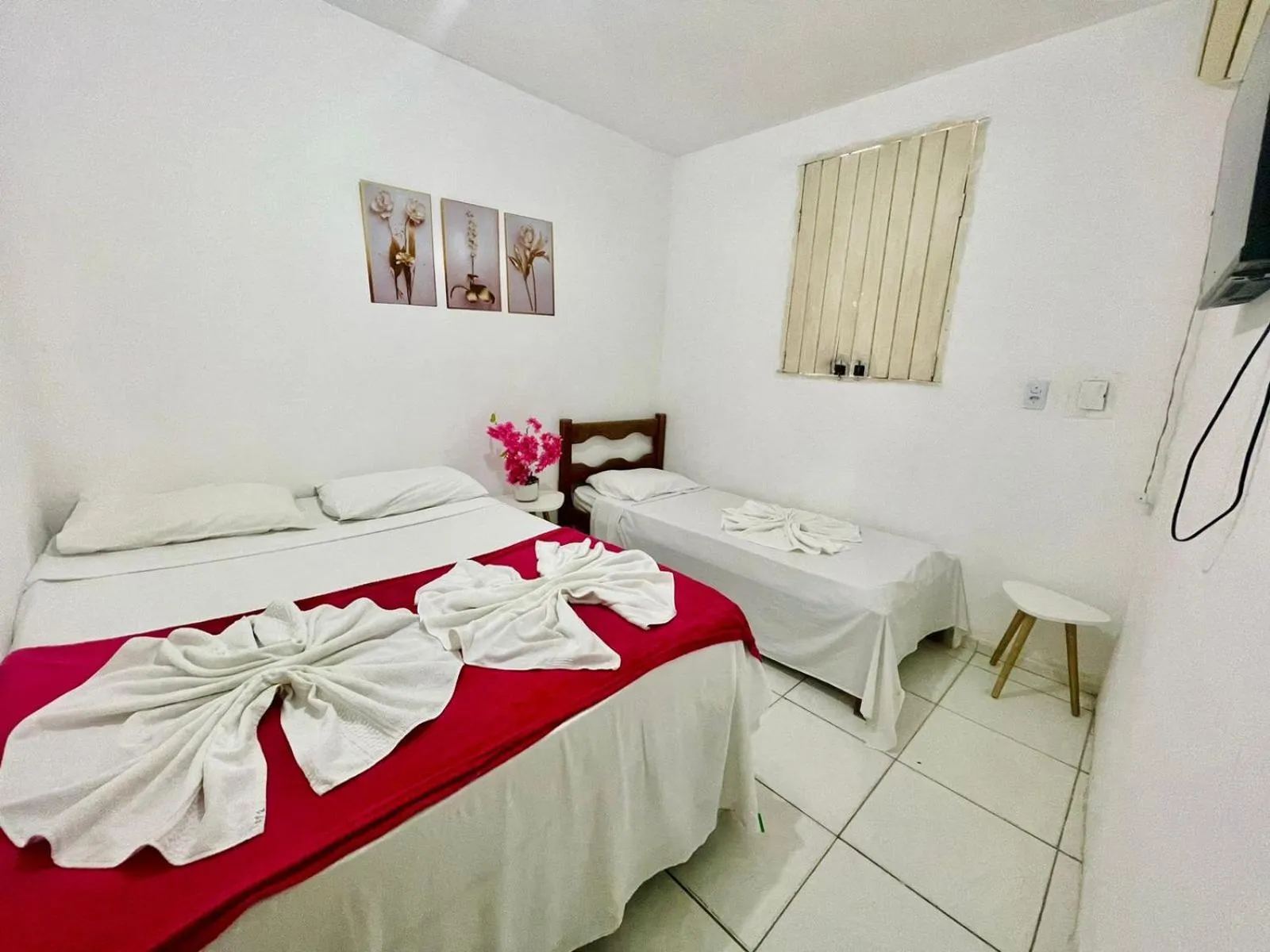 Bed in Pousada Campo Verde