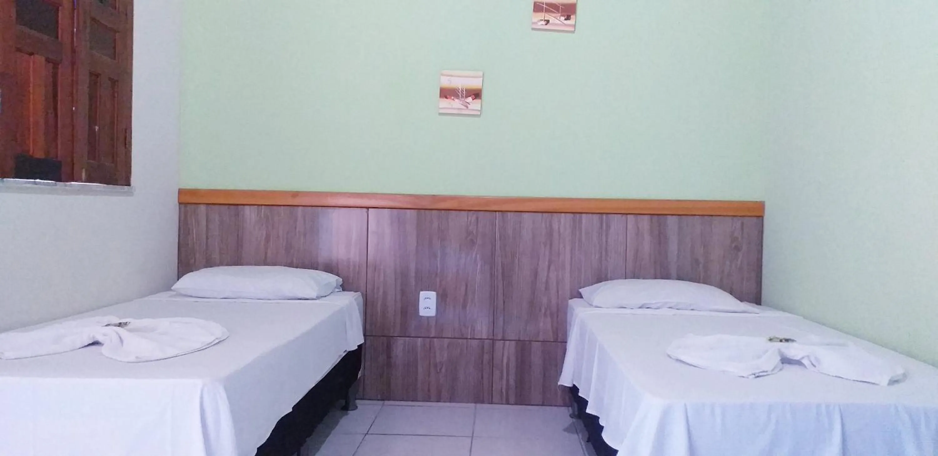 Bed in Pousada Campo Verde