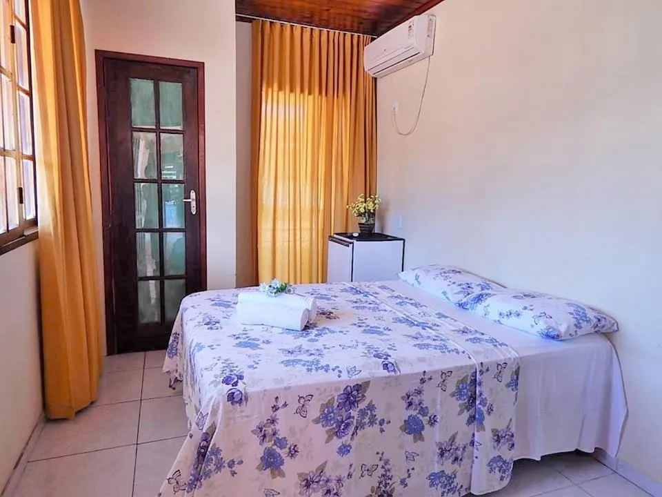 Bed in Pousada Campo Verde