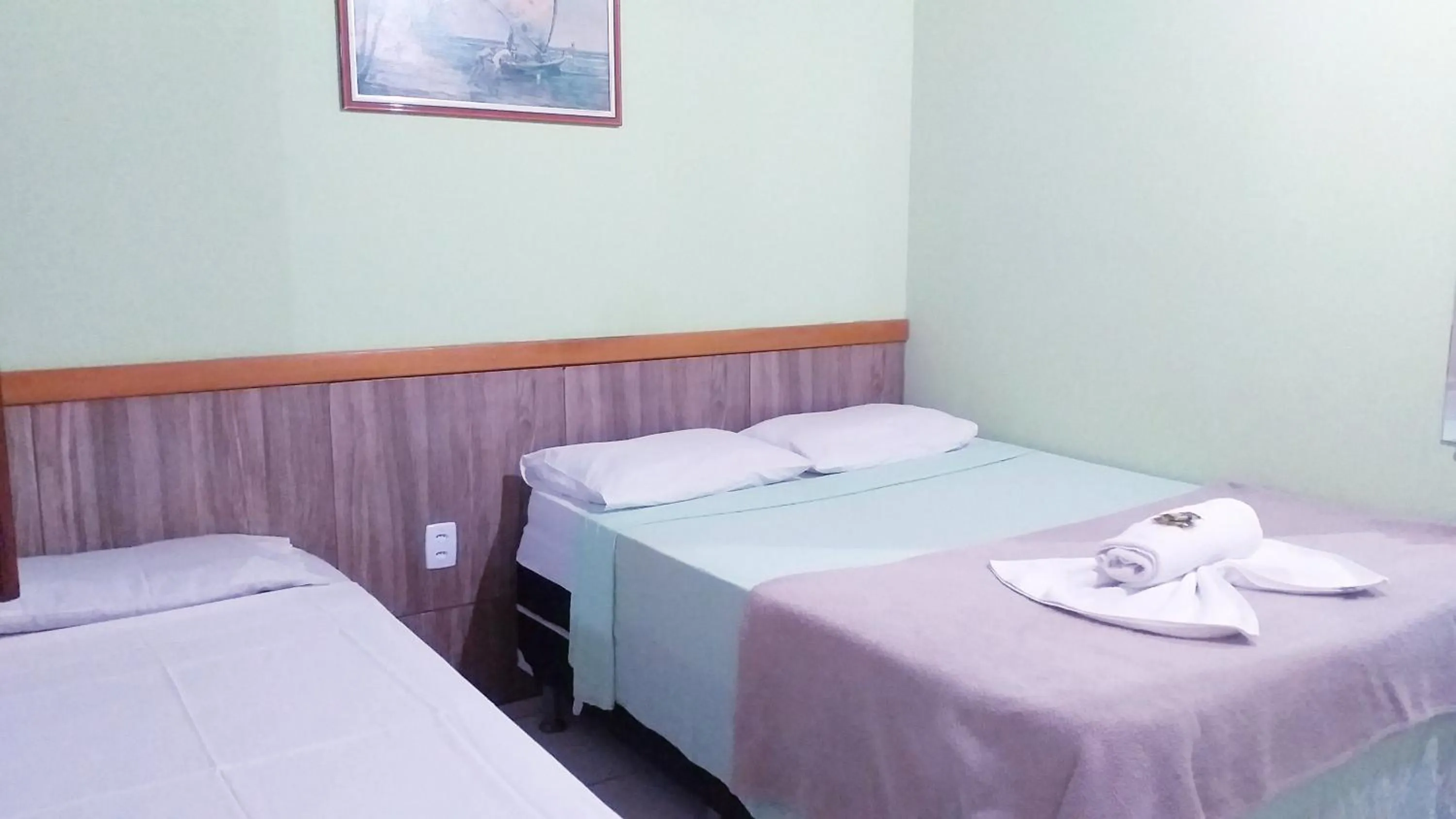 Bed in Pousada Campo Verde