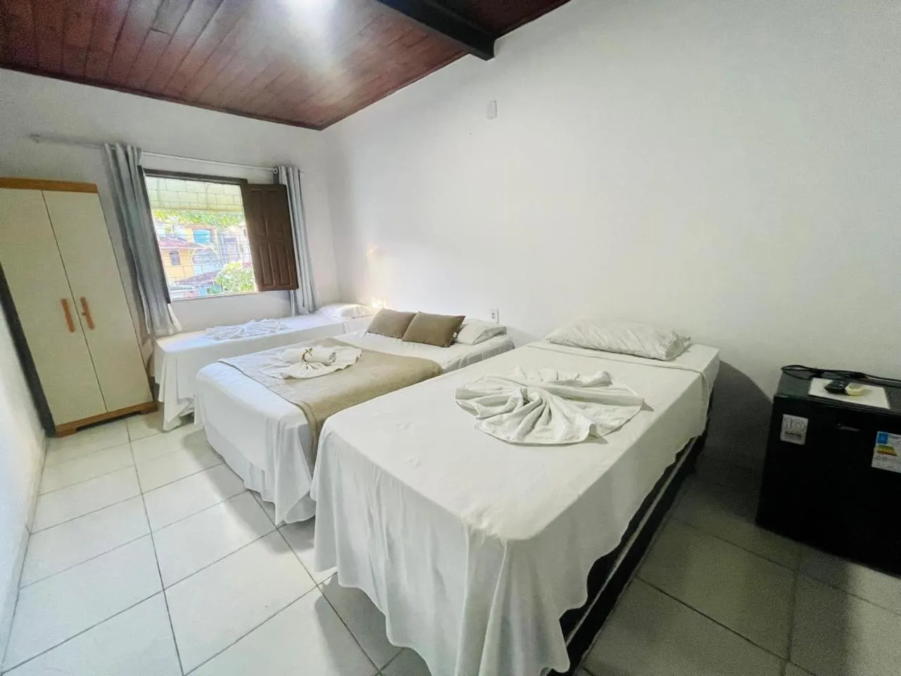 Bed in Pousada Campo Verde