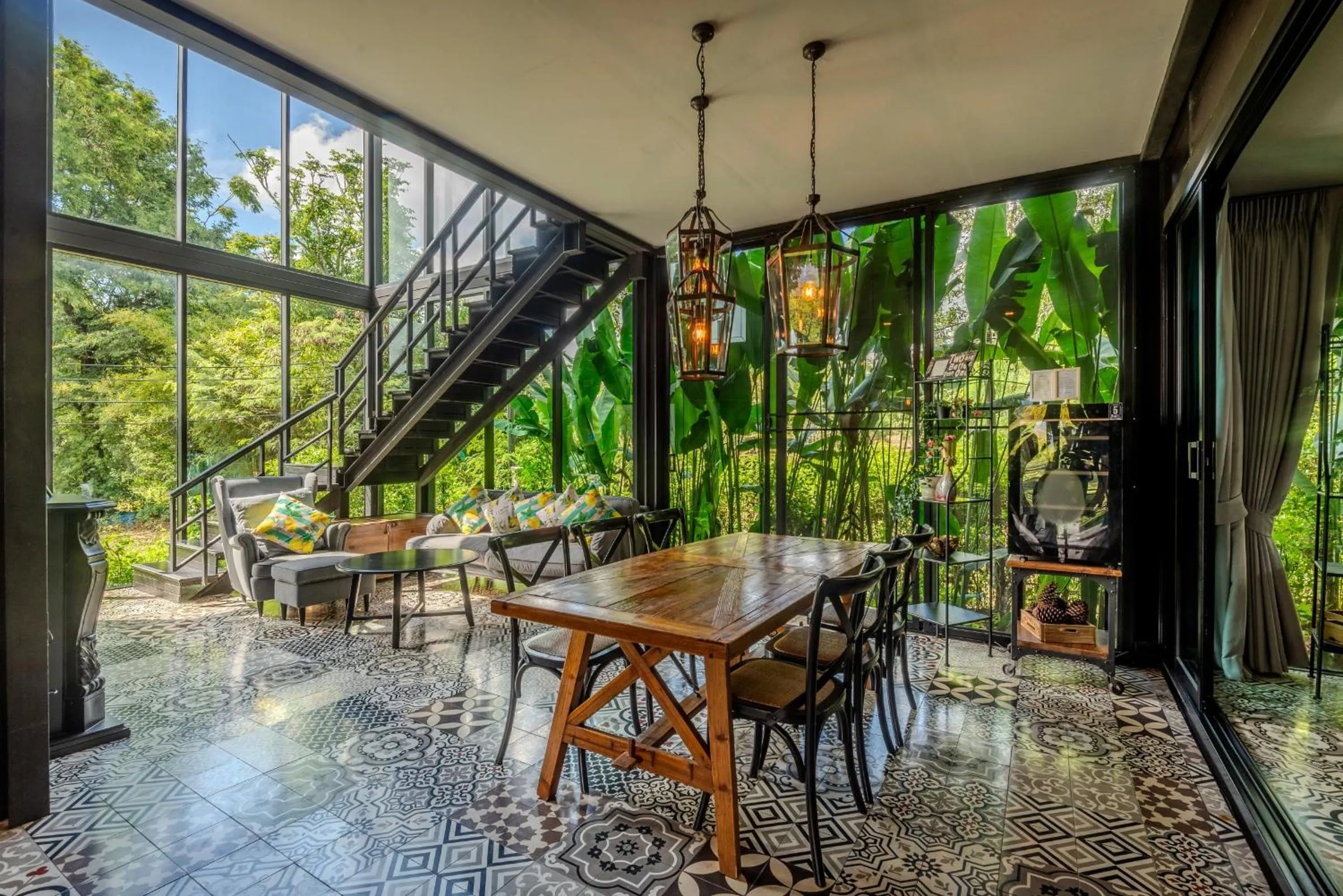 Seating area in Limon Villa Khao Yai by SLH