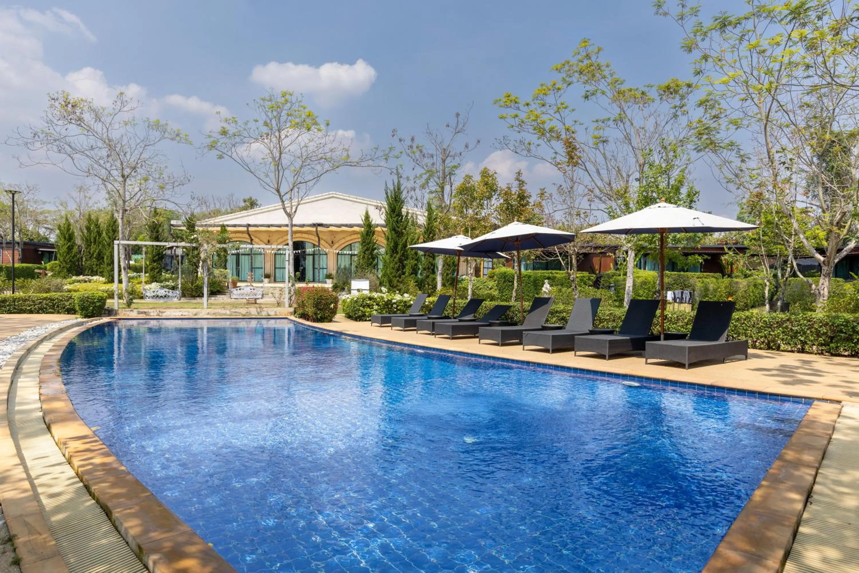 Swimming pool in Limon Villa Khao Yai by SLH