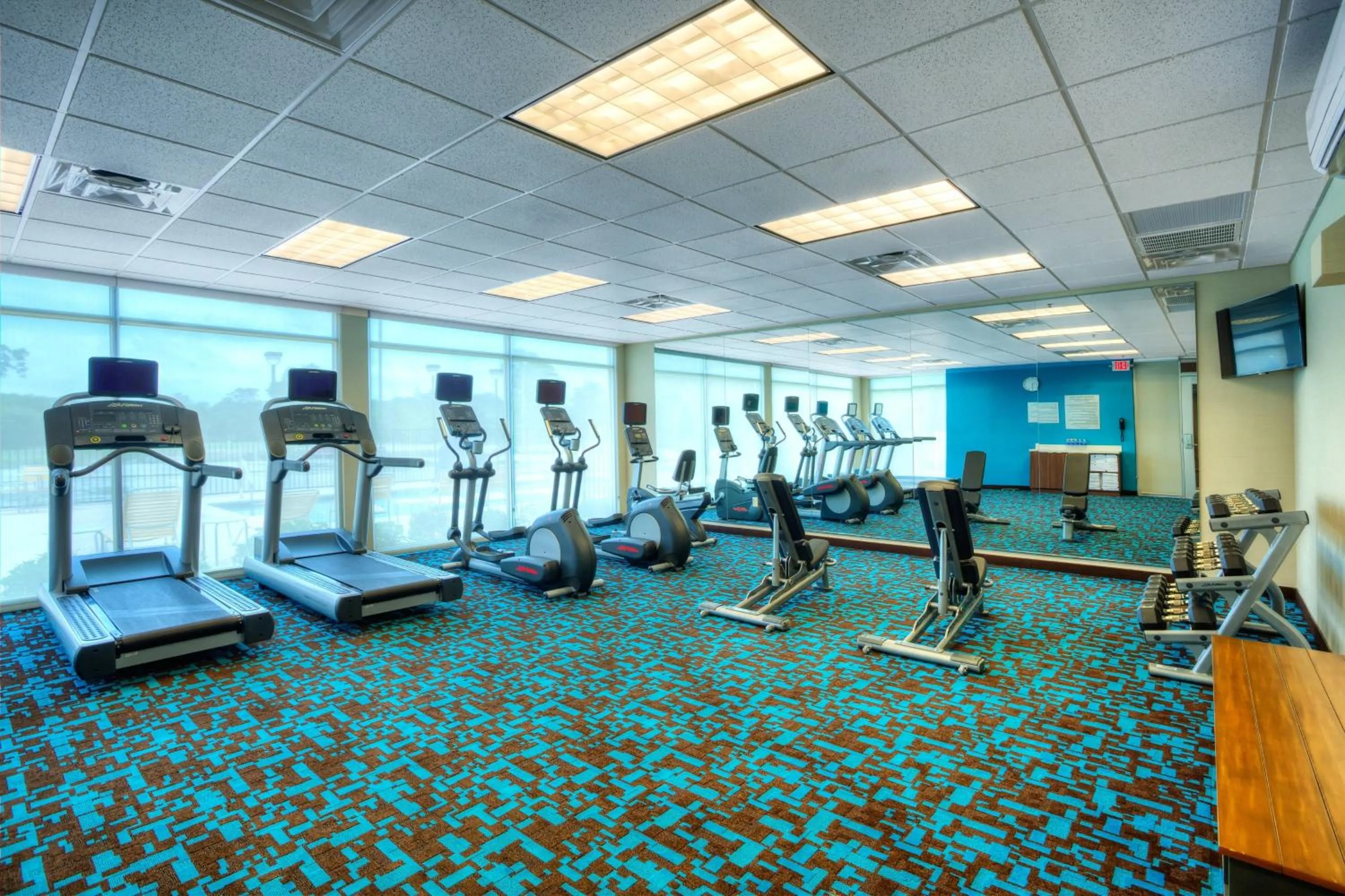 Fitness centre/facilities in Fairfield Inn & Suites by Marriott Austin San Marcos