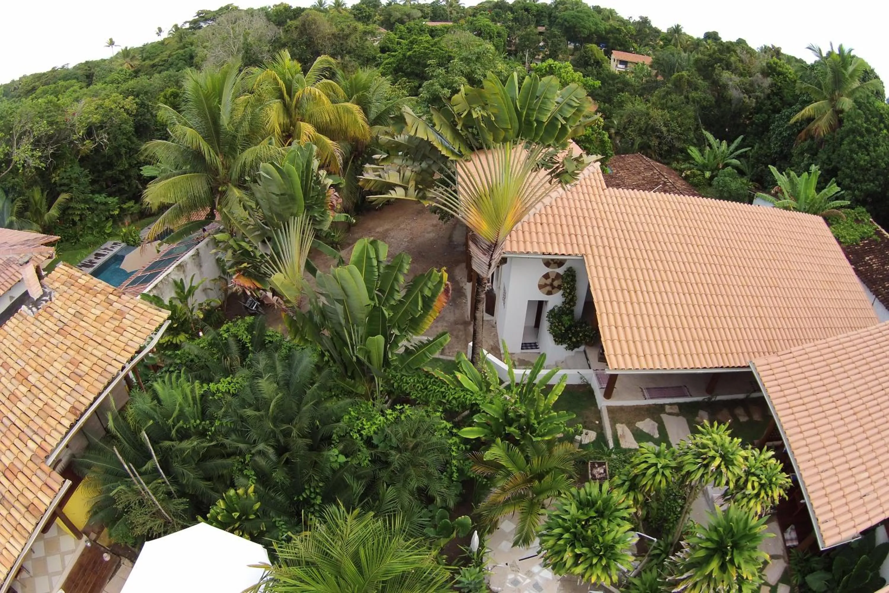 Bird's eye view in Pousada Pandoro