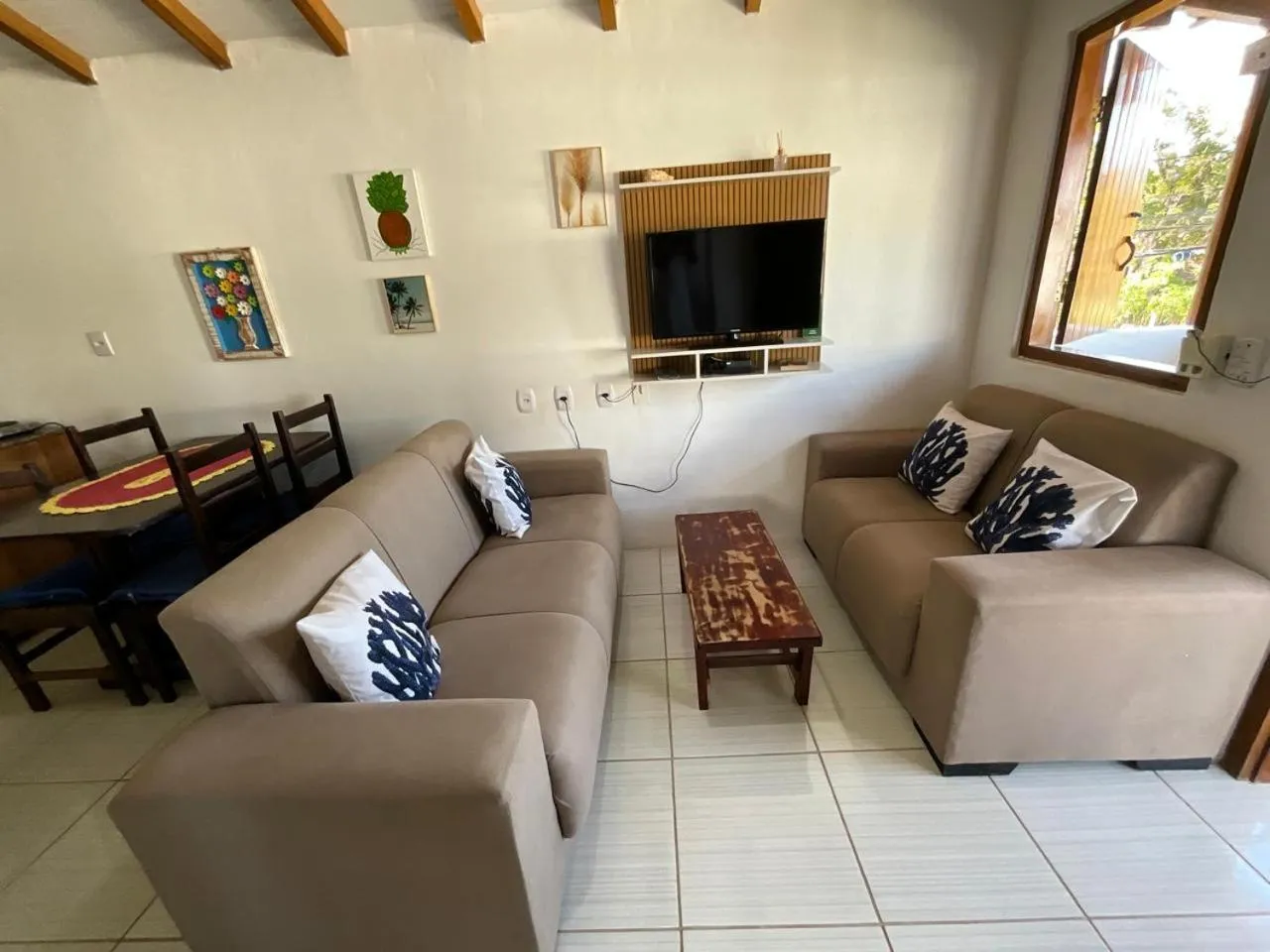 Living room in Pousada Pandoro