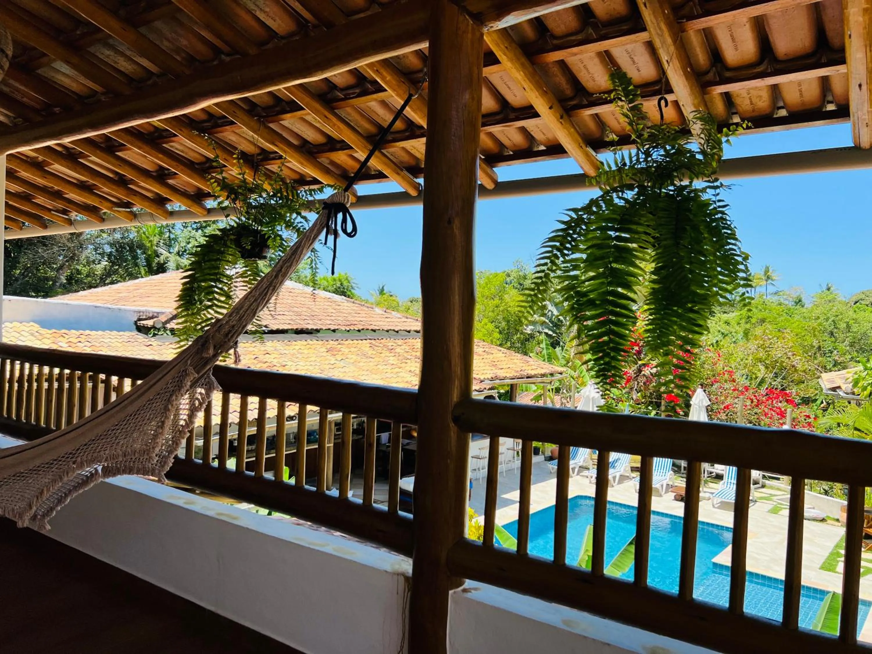Balcony/Terrace in Pousada Pandoro