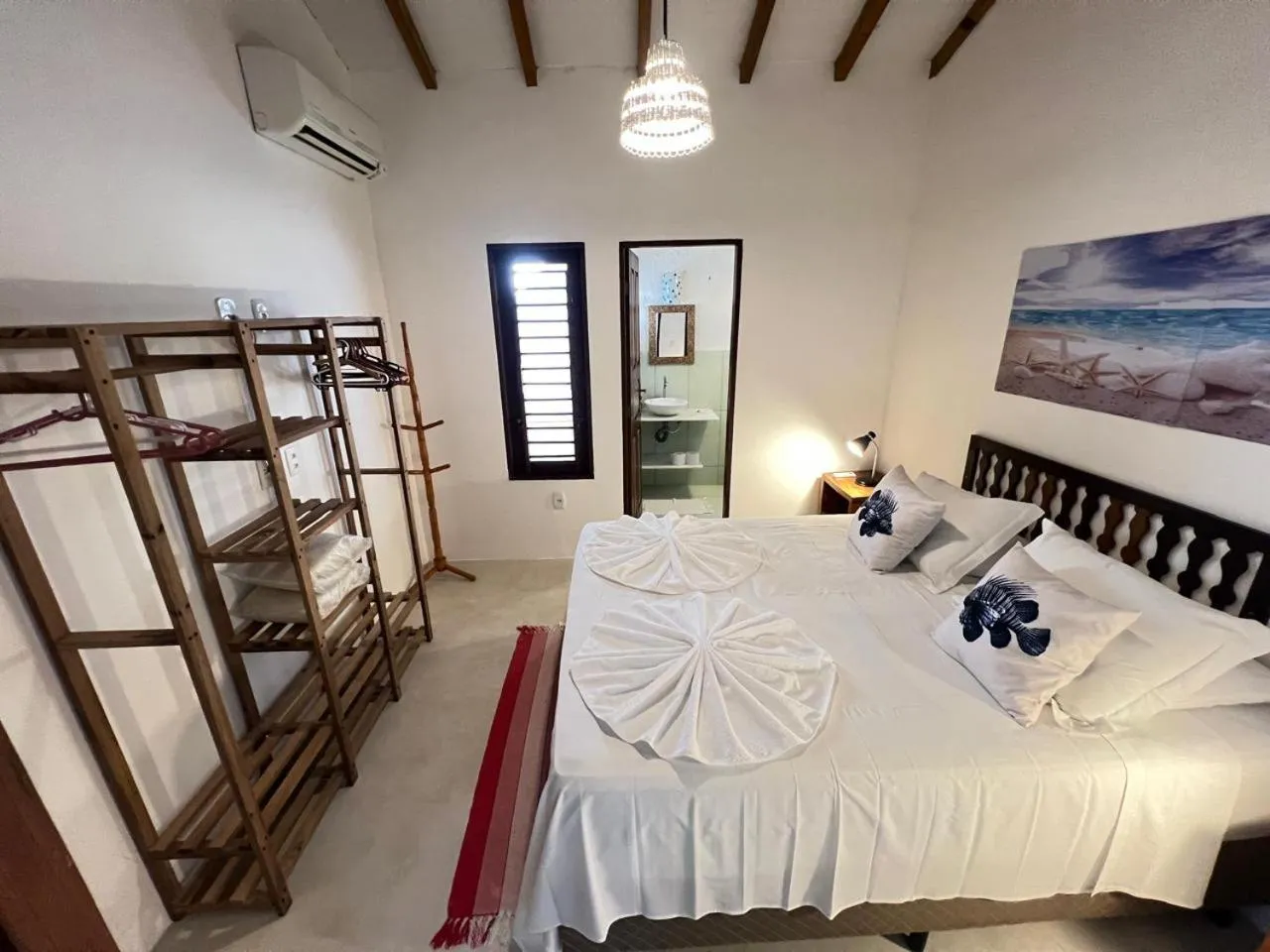 Bed in Pousada Pandoro