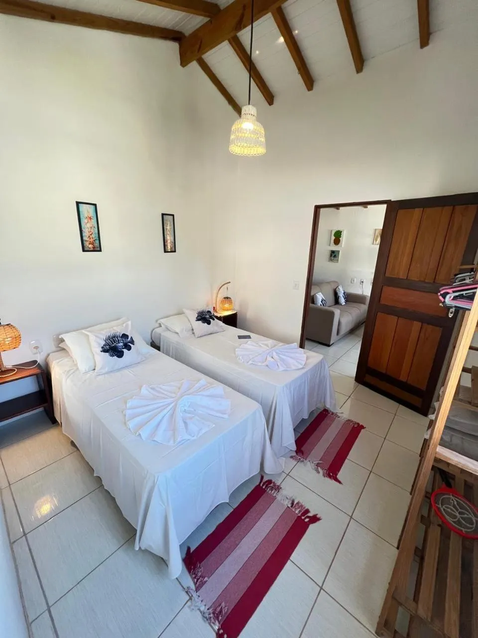 Bed in Pousada Pandoro