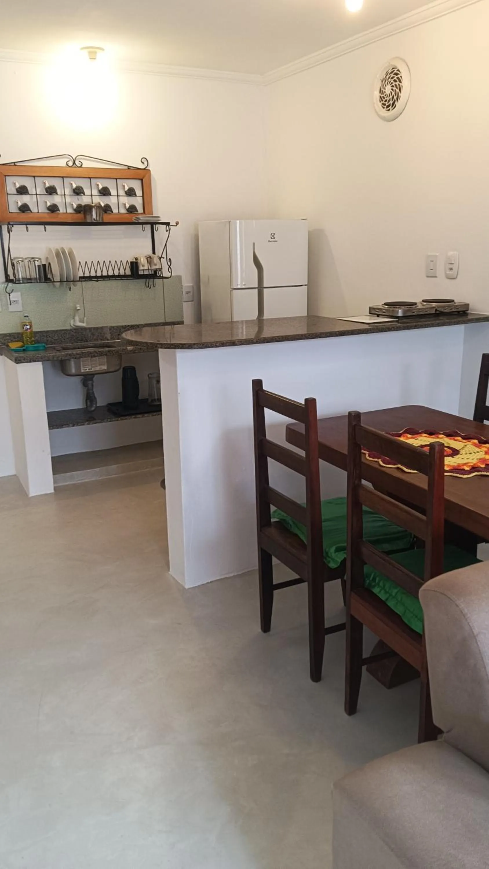 Kitchen or kitchenette in Pousada Pandoro