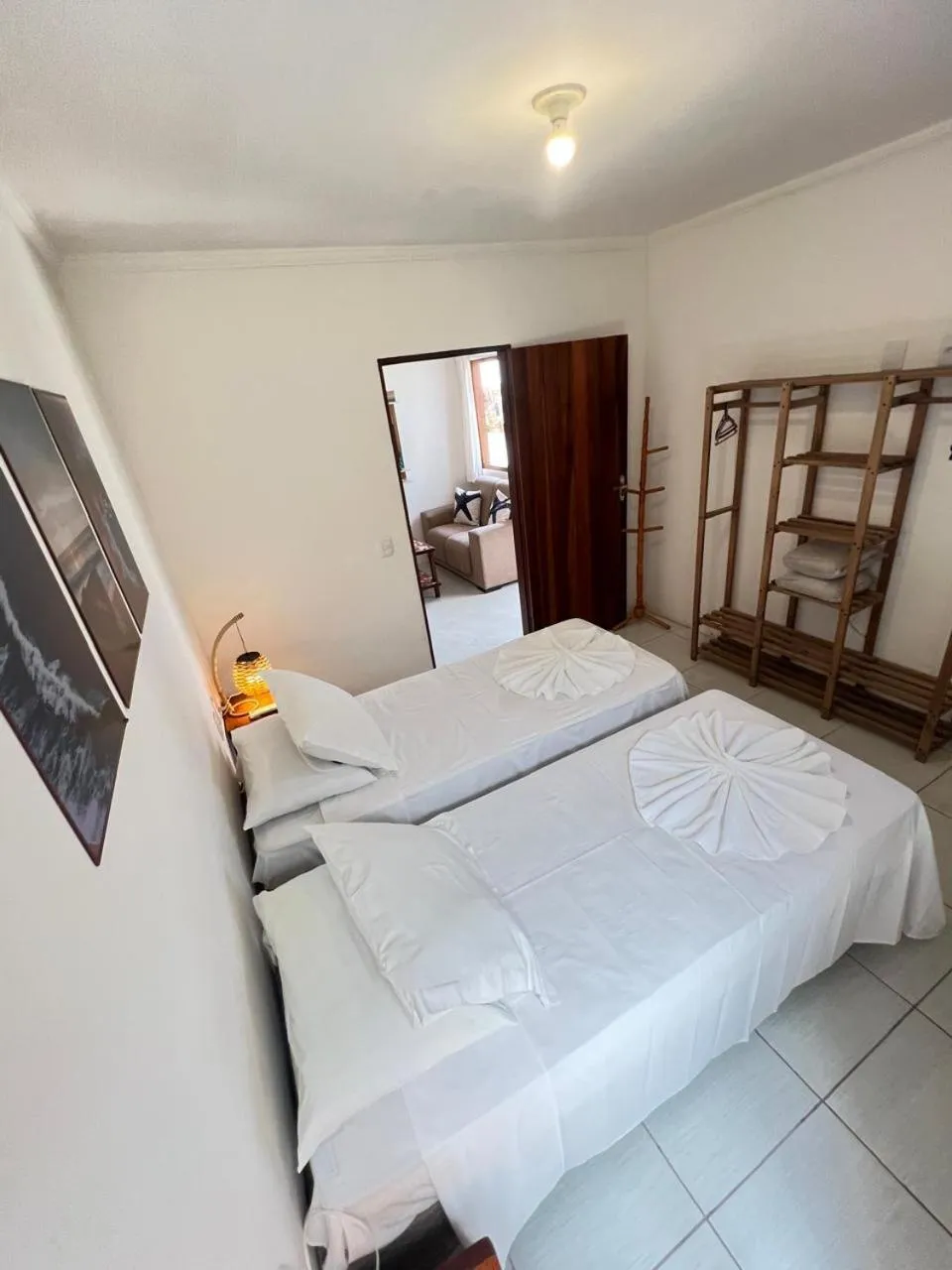 Bed in Pousada Pandoro