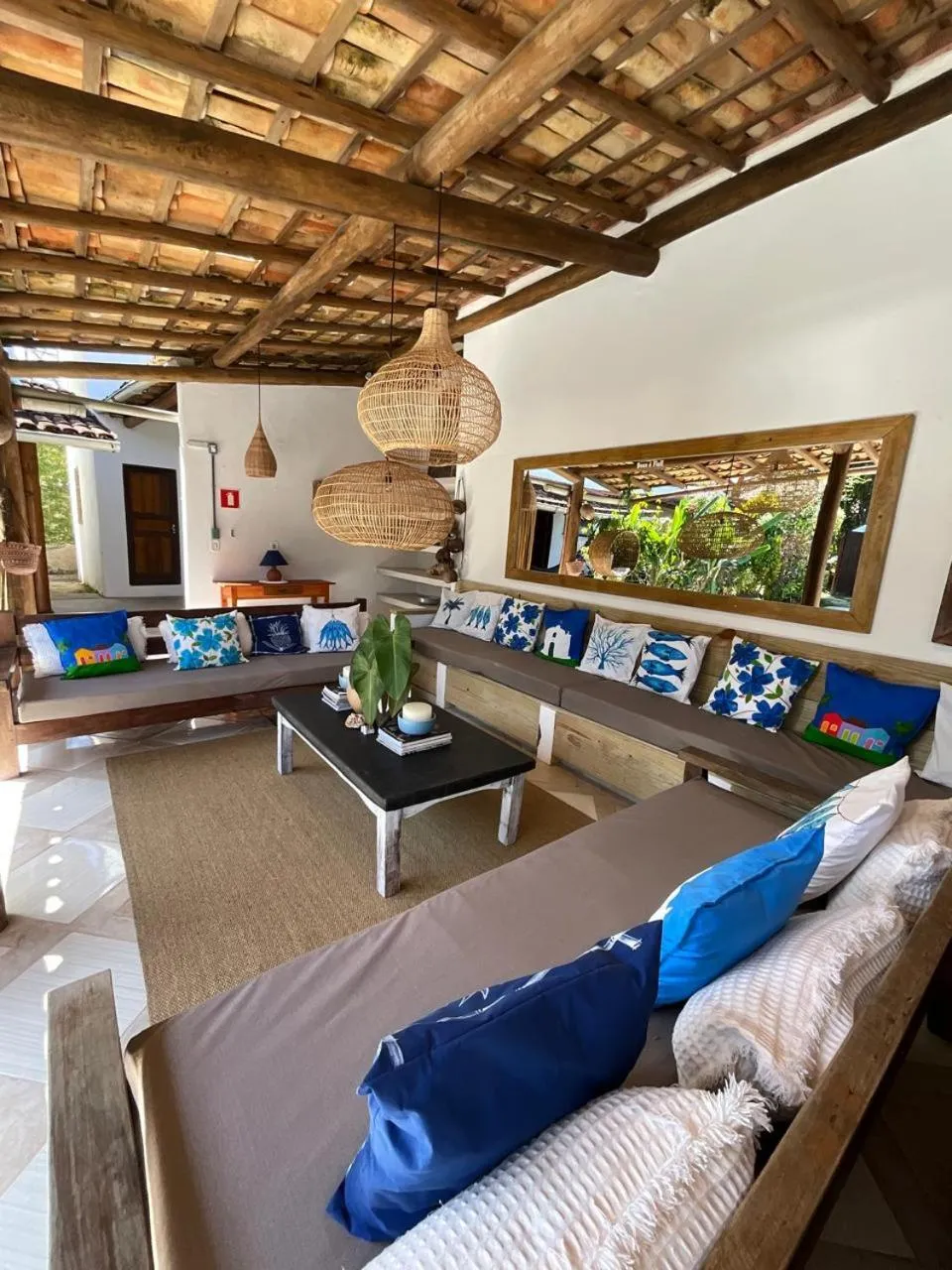 Living room in Pousada Pandoro