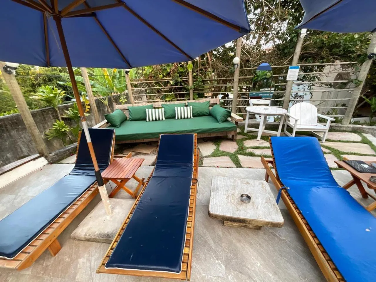 Seating area in Pousada Pandoro