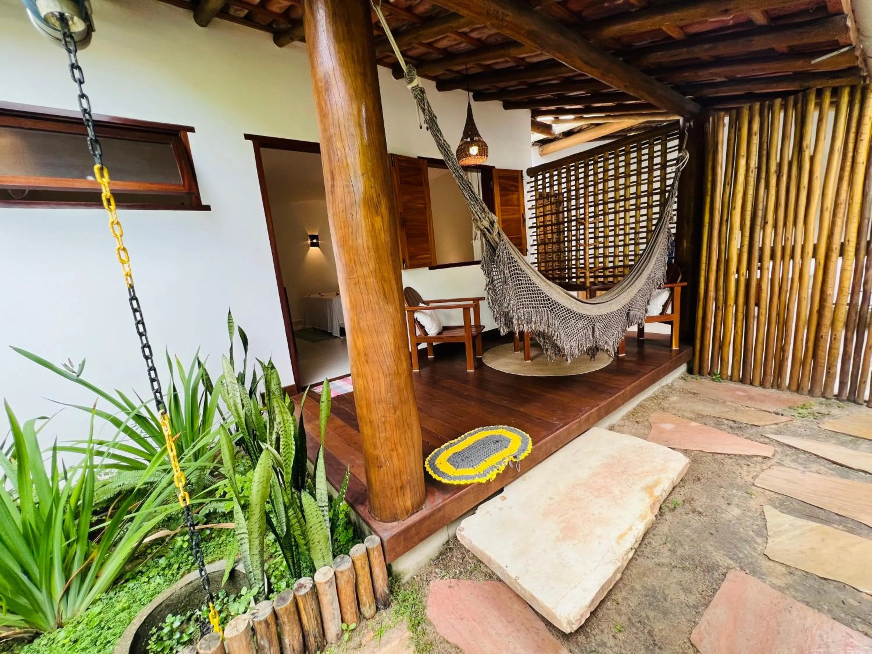 Patio in Pousada Pandoro