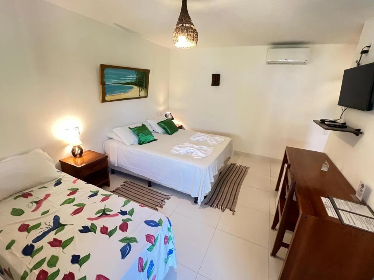 Bed in Pousada Pandoro